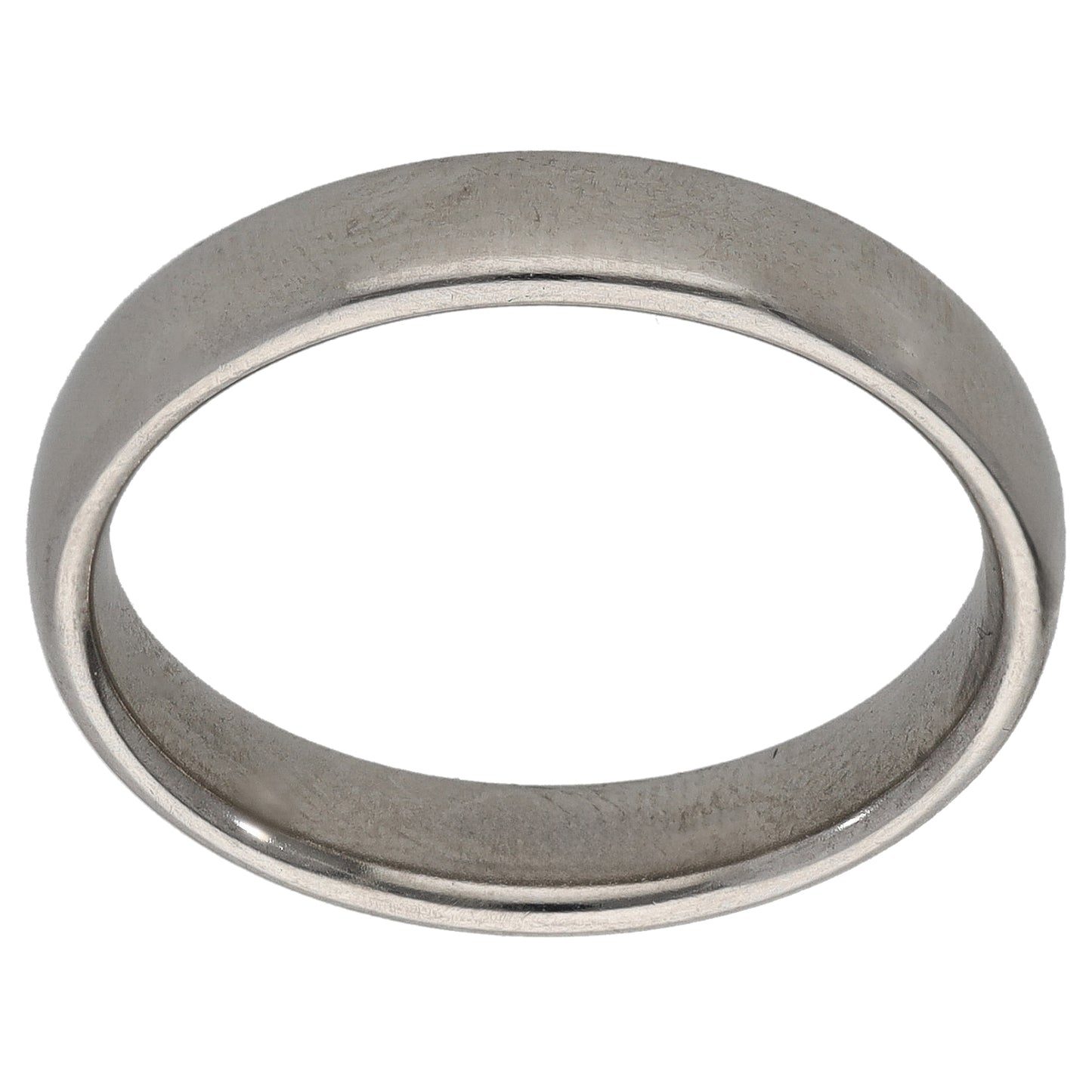 Platinum Plain Wedding Ring Size R