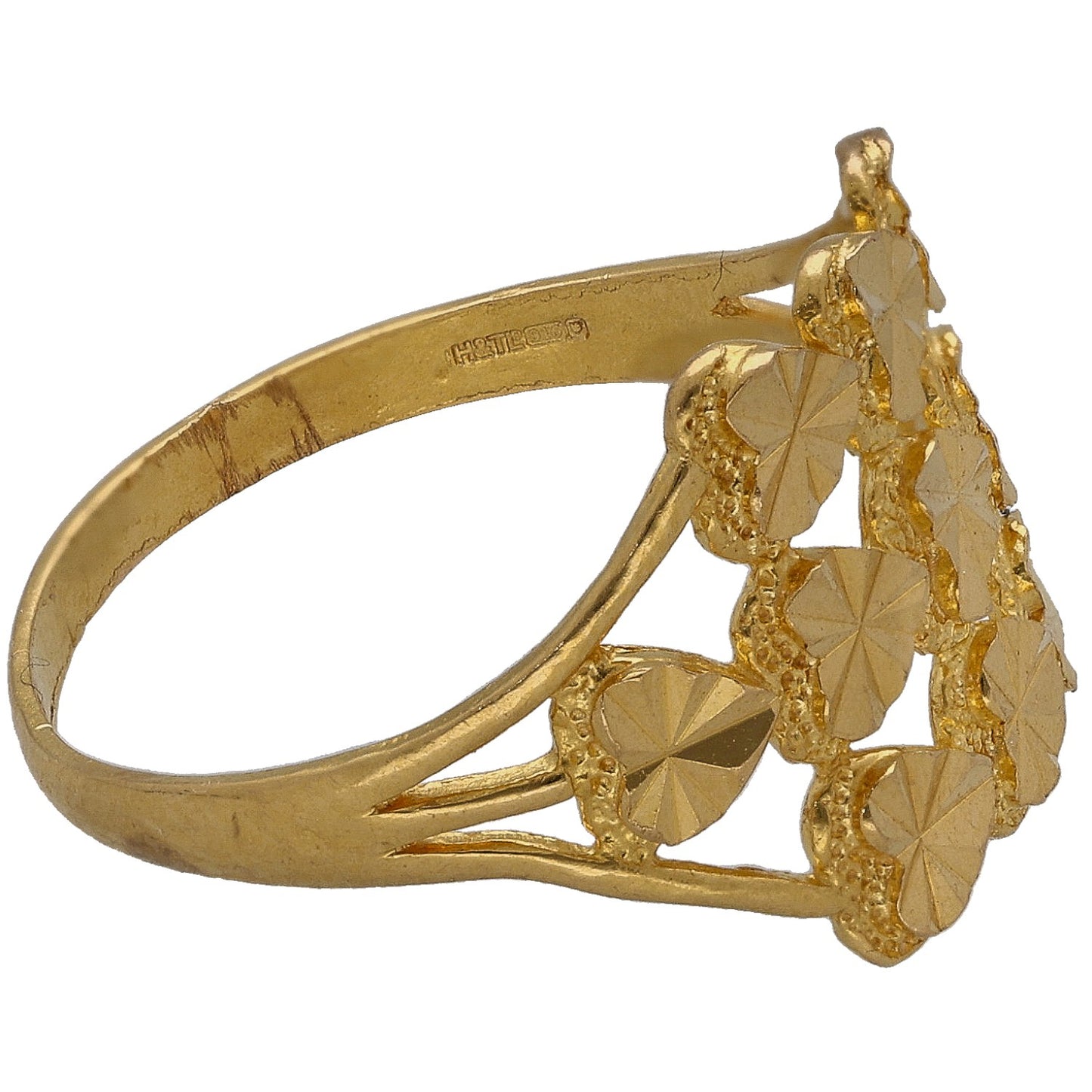 22ct Gold Alternative Ring Size R