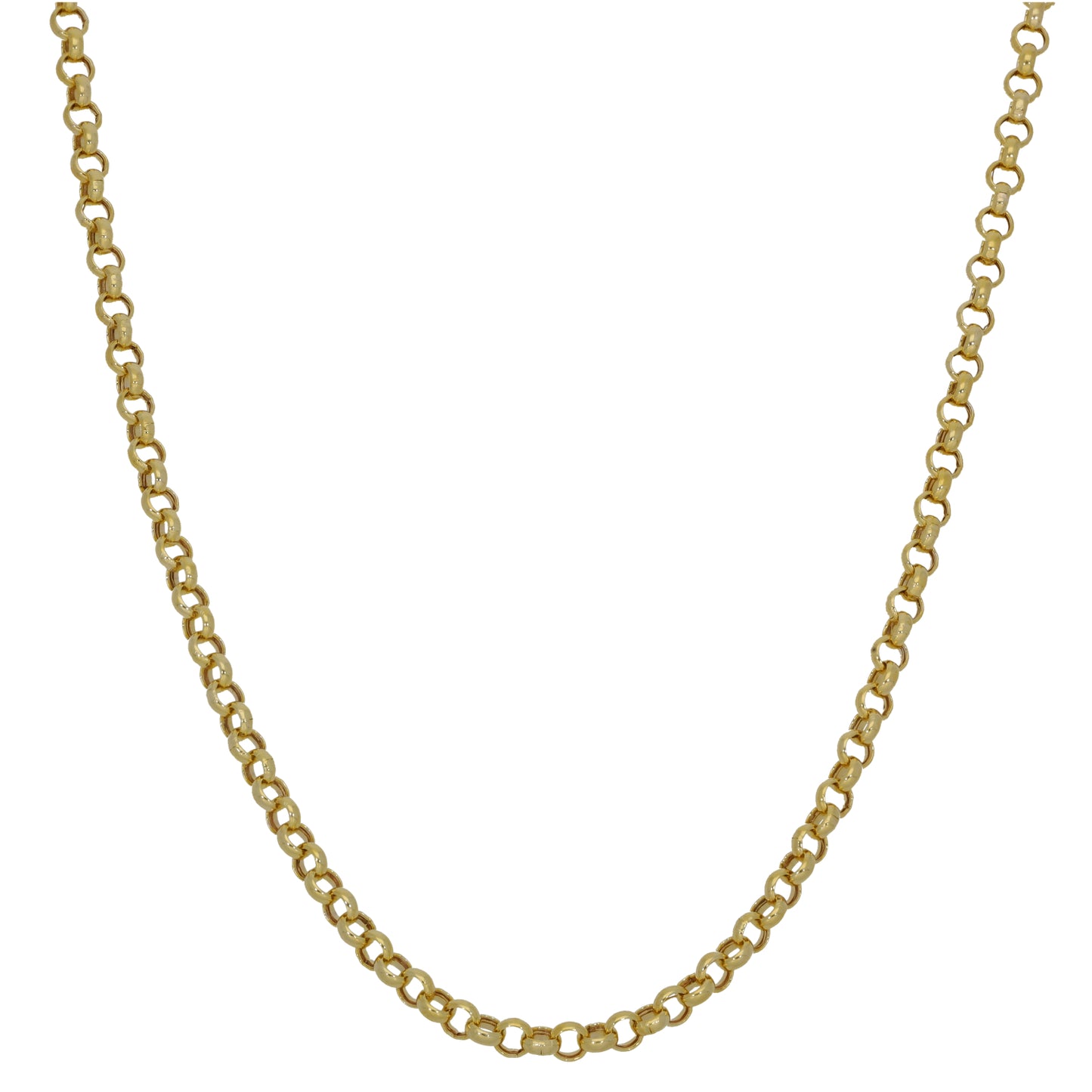 New 9ct Gold Belcher Chain 18"