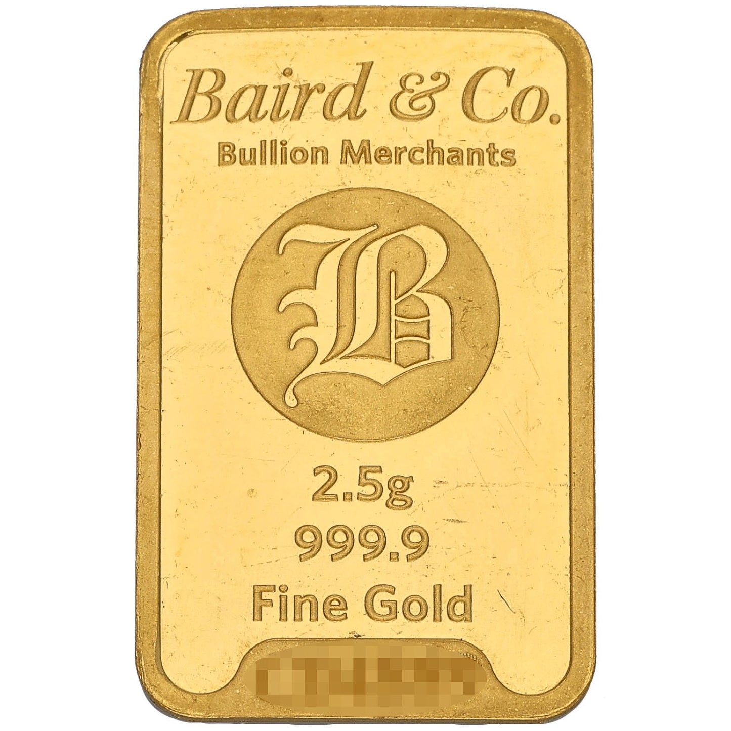 24ct 2.5g Gold Bar
