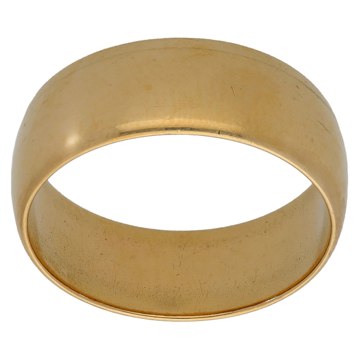9ct Gold Plain Wedding Ring Size S