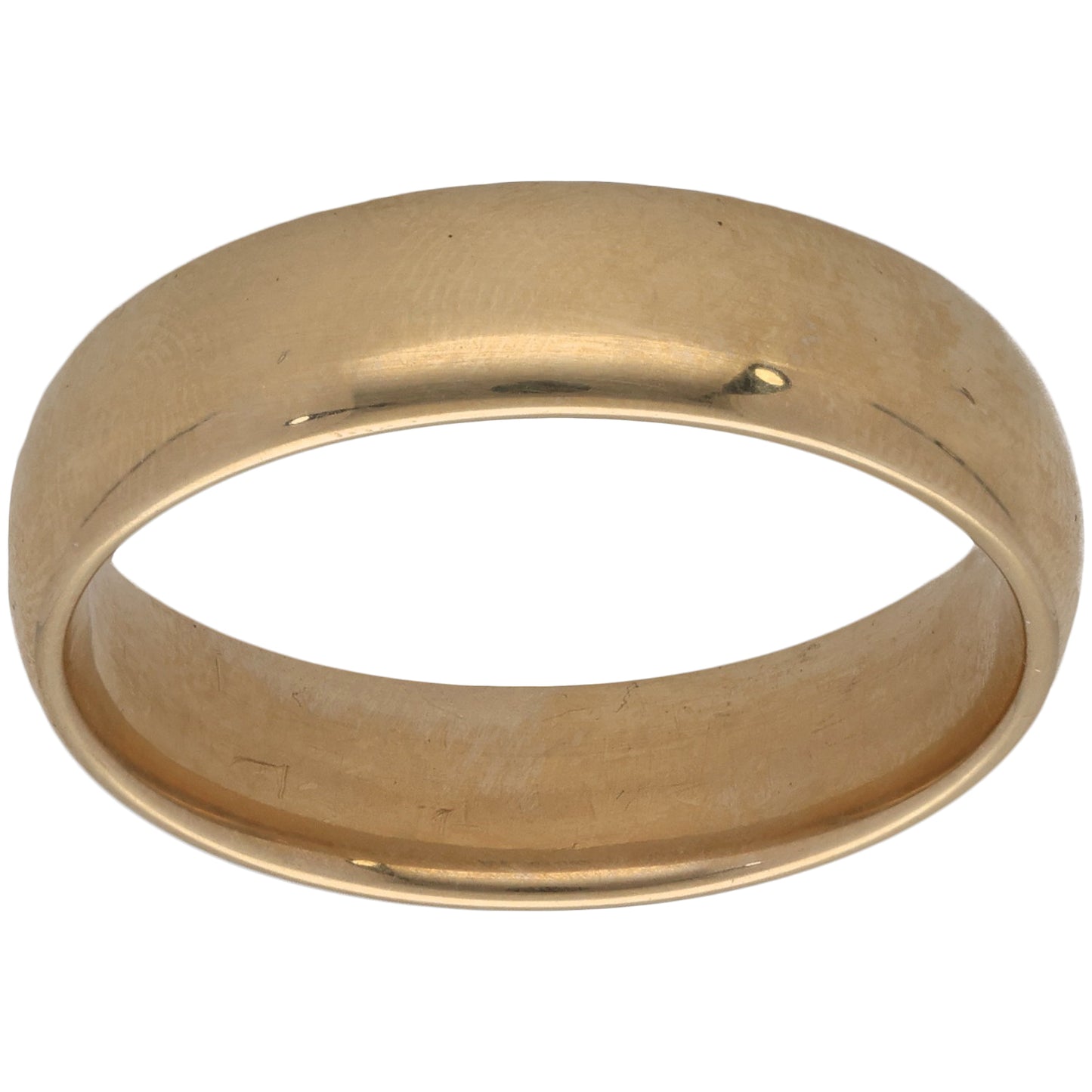 9ct Gold Plain Wedding Ring Size W