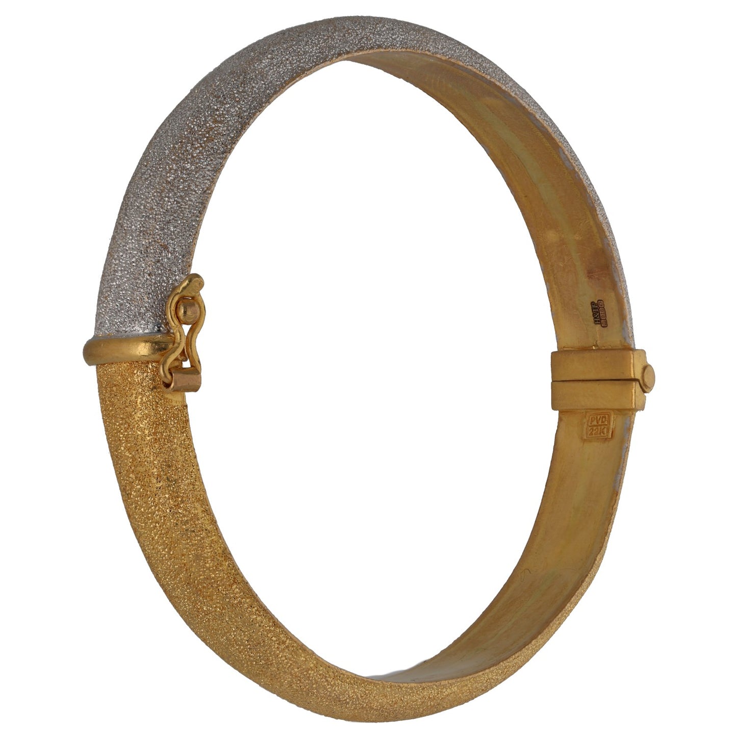 22ct Gold Hinged/Clasp Bangle