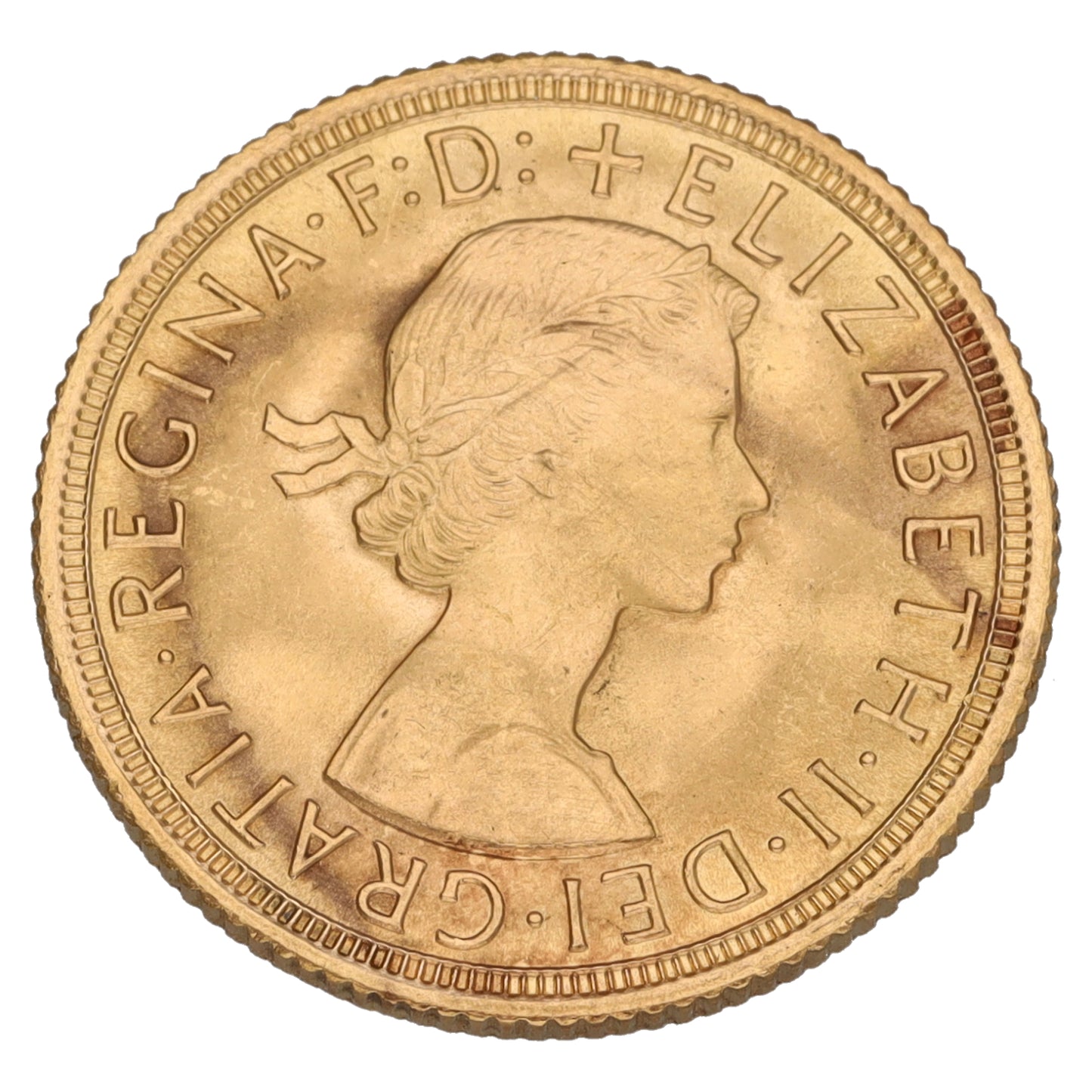 22ct Gold Queen Elizabeth II Full Sovereign Coin 1963