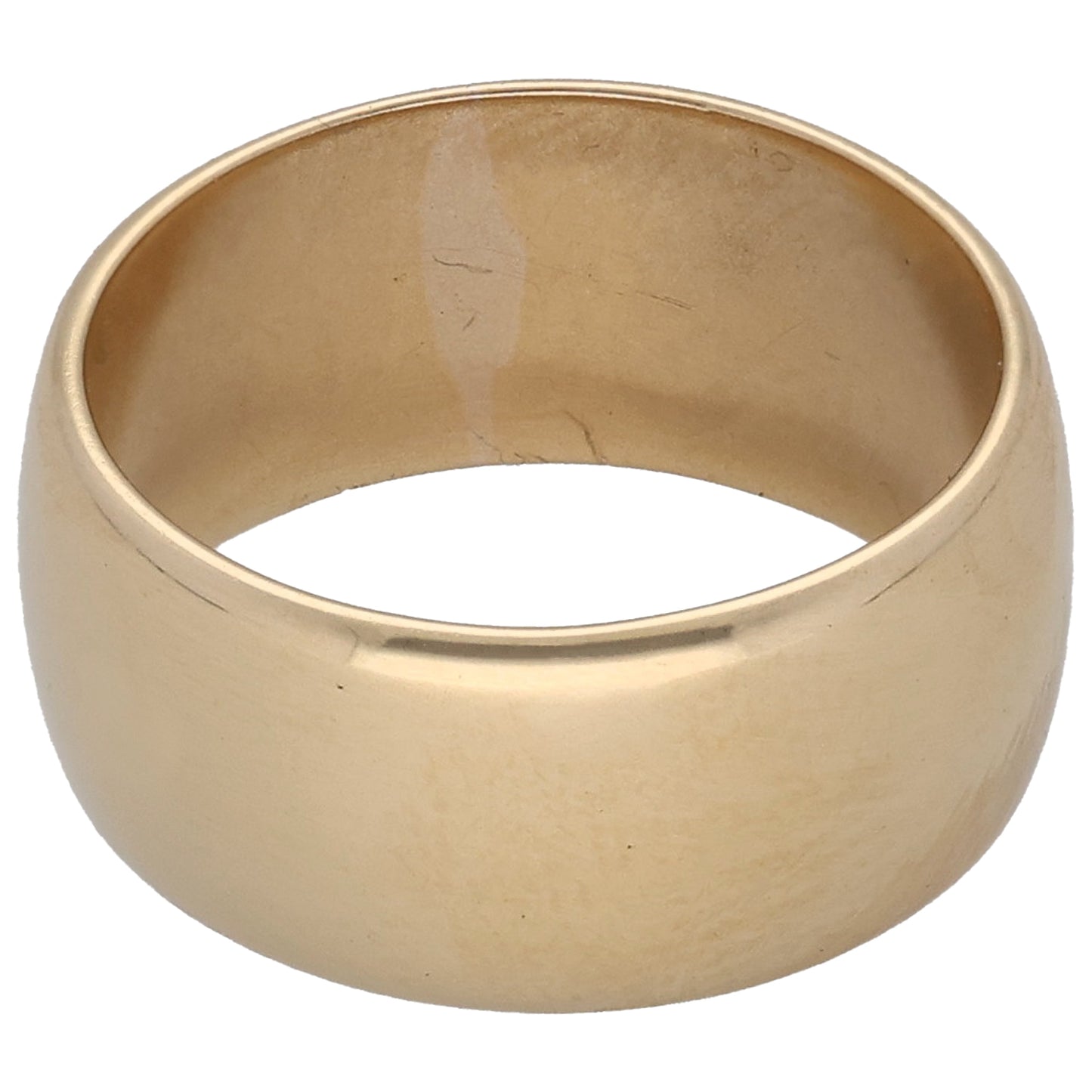 9ct Gold Plain Wedding Ring Size M