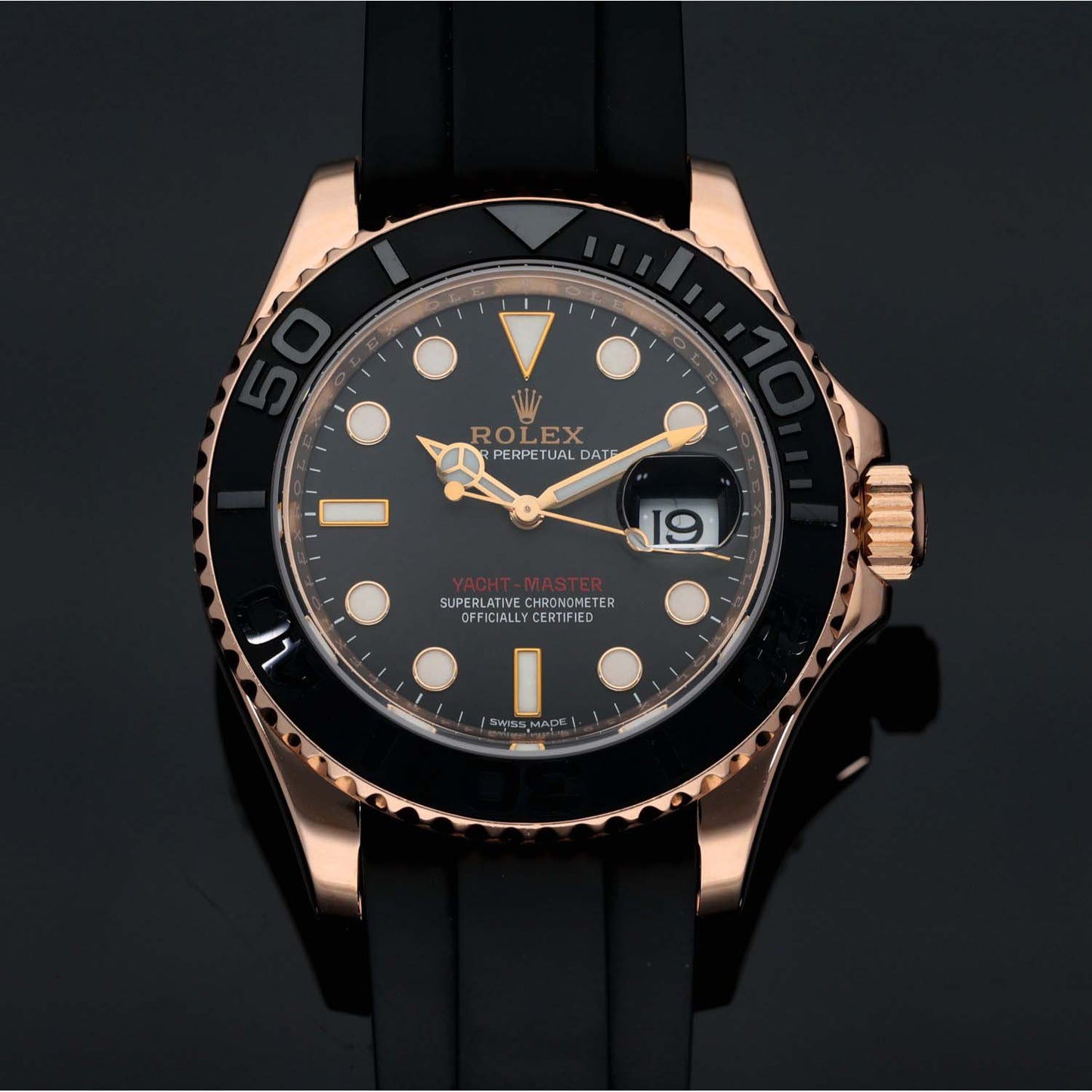 Rolex Yacht Master 40 116655 40mm Rose Gold Watch