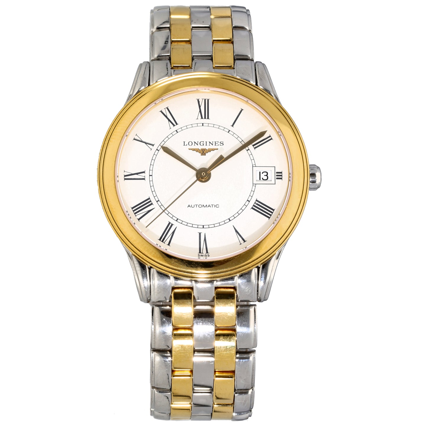 Longines Flagship L4.774.3 36mm Bi-Colour Watch