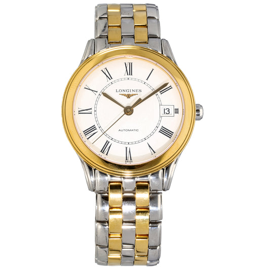 Longines Flagship L4.774.3 36mm Bi-Colour Watch