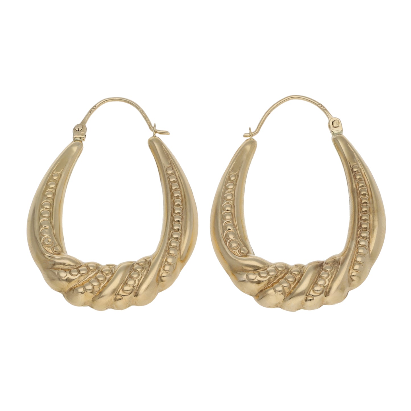 9ct Gold Creole Earrings