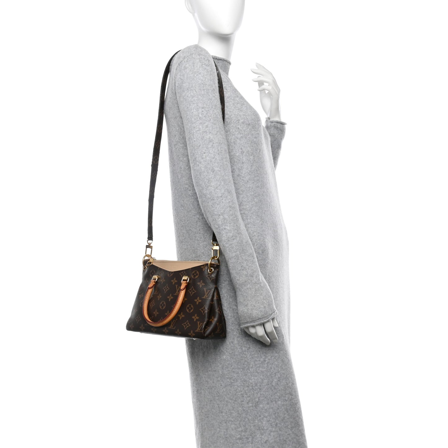 Louis Vuitton Pallas BB Monogram Coated Canvas Bag - Dune