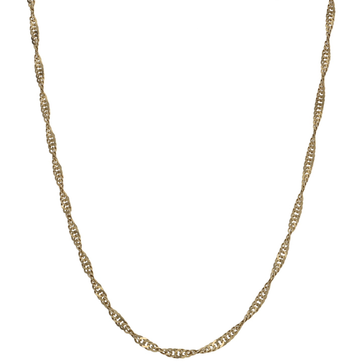 9ct Gold Fancy Necklace 18"
