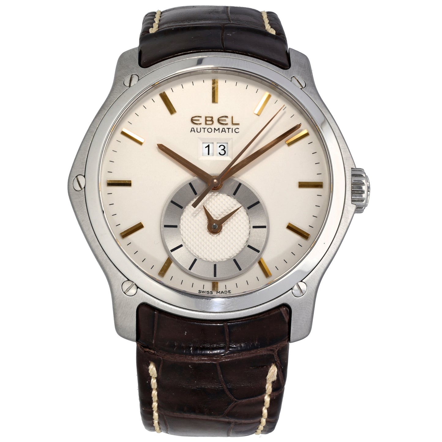 Ebel Classic Hexagon 9301F61 46mm Stainless Steel Watch