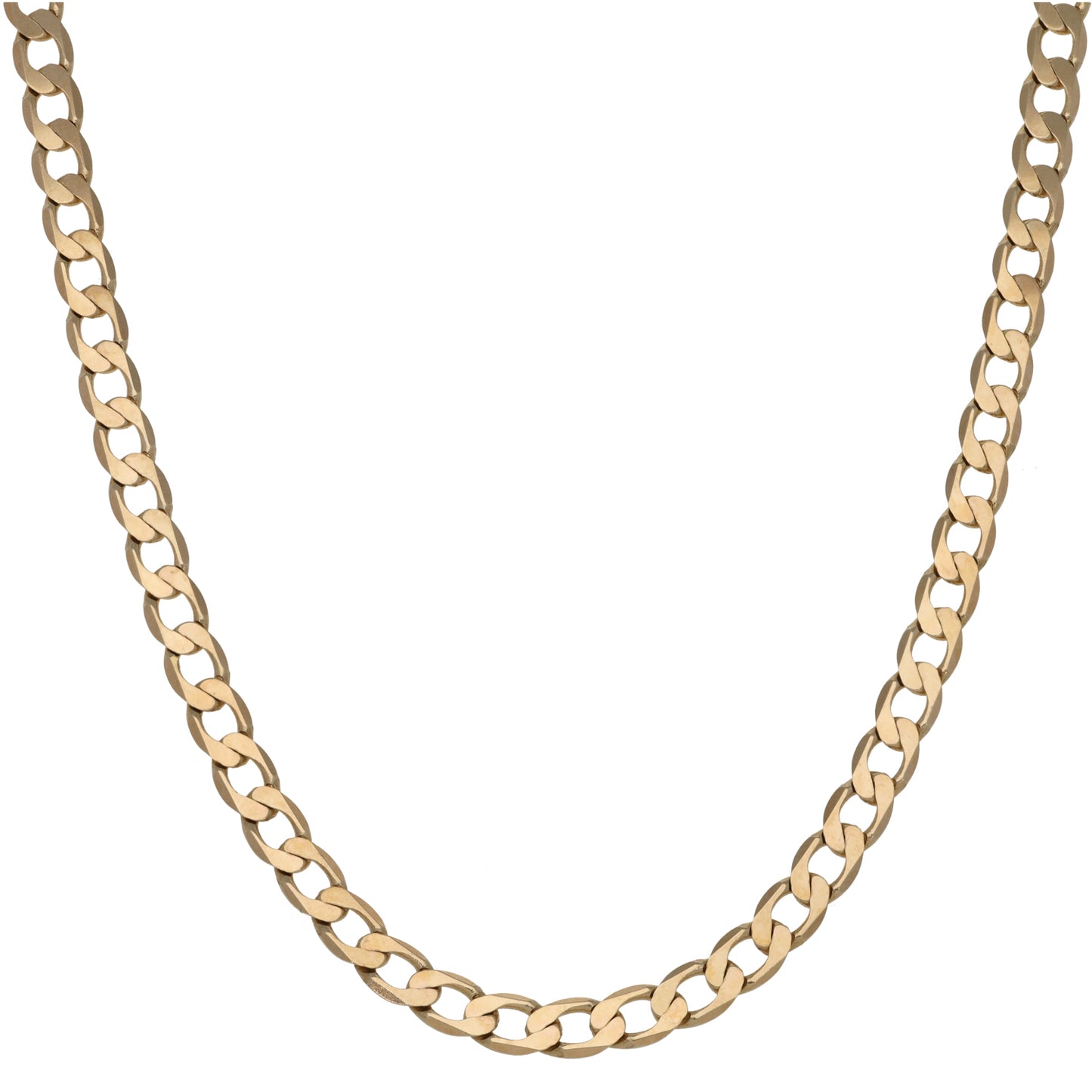 9ct Gold Curb Chain 20"