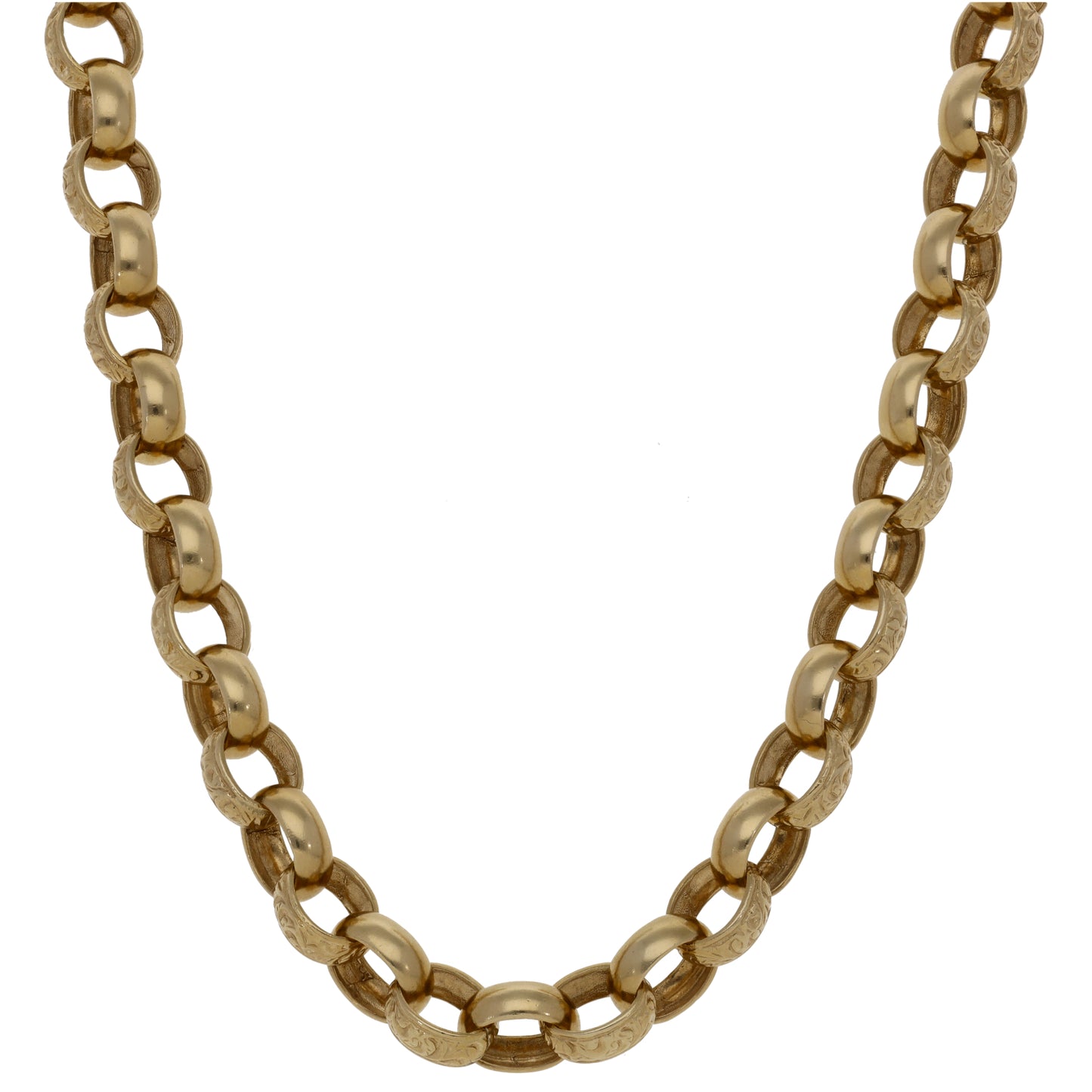 9ct Gold Belcher Chain 26"
