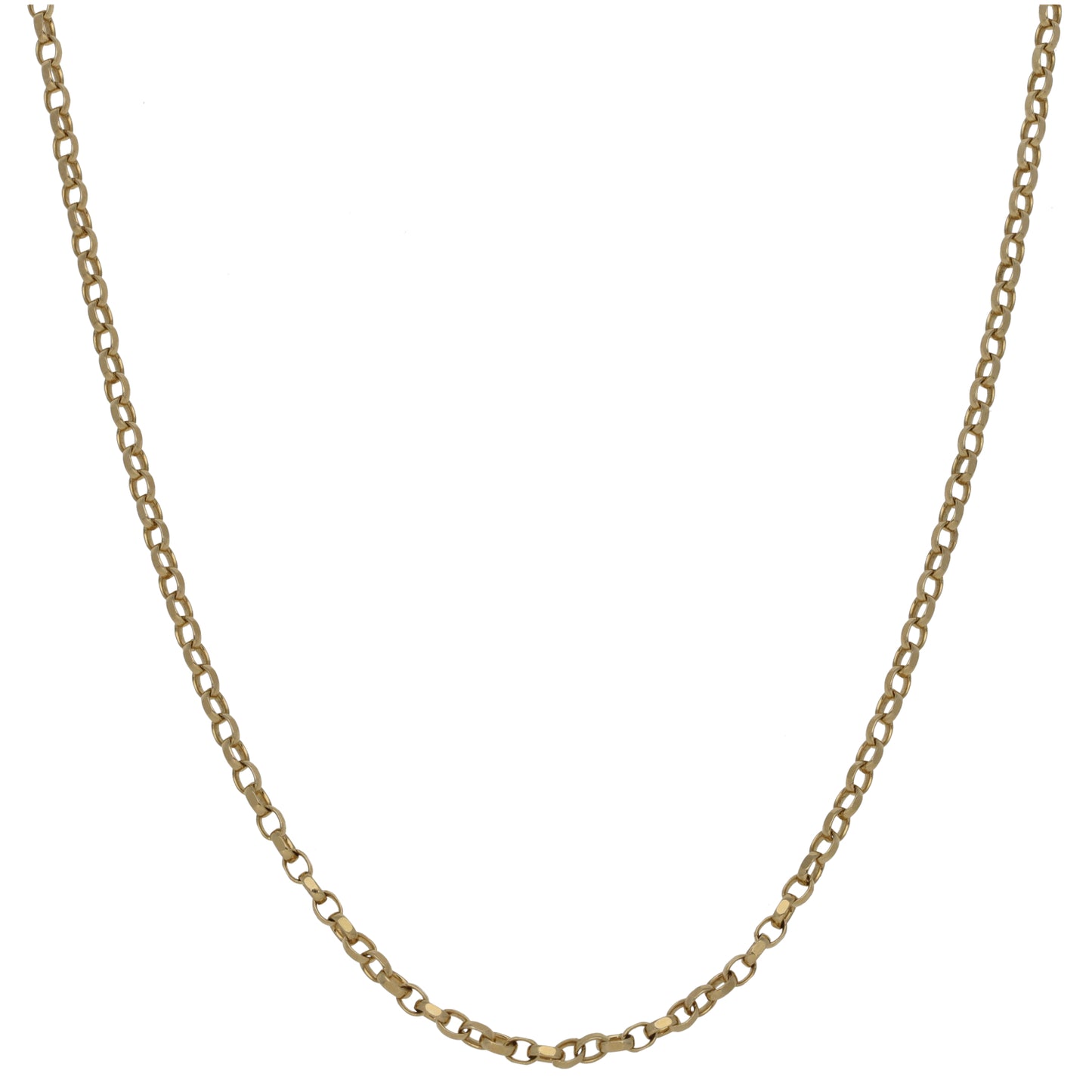 9ct Gold Curb Chain 20"