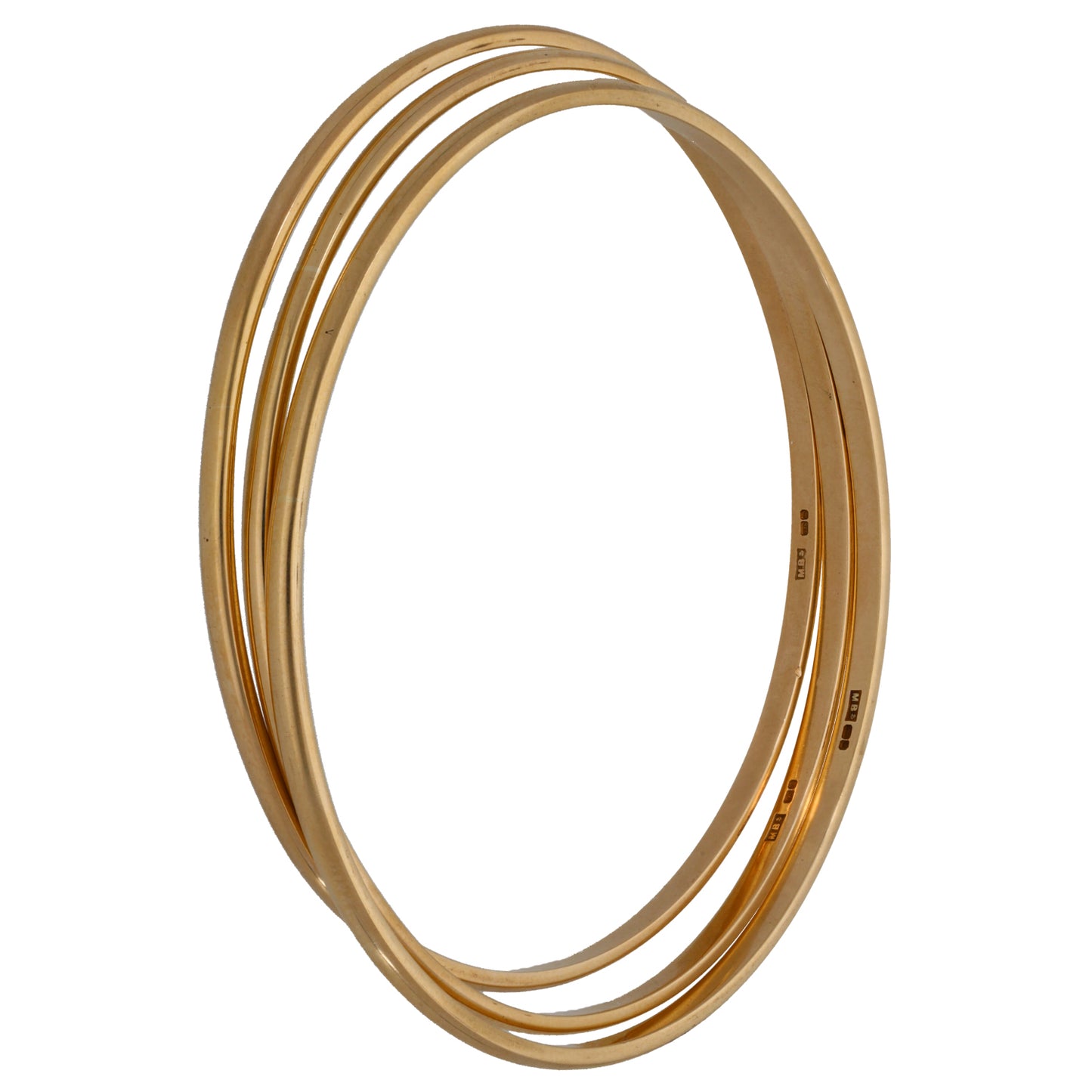 9ct Gold Set of Bangles