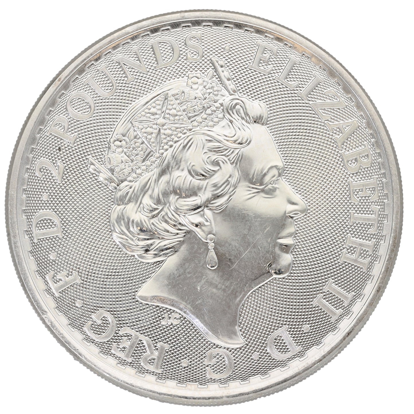 Fine Silver Queen Elizabeth II 1 OZ Britannia Coin 2021