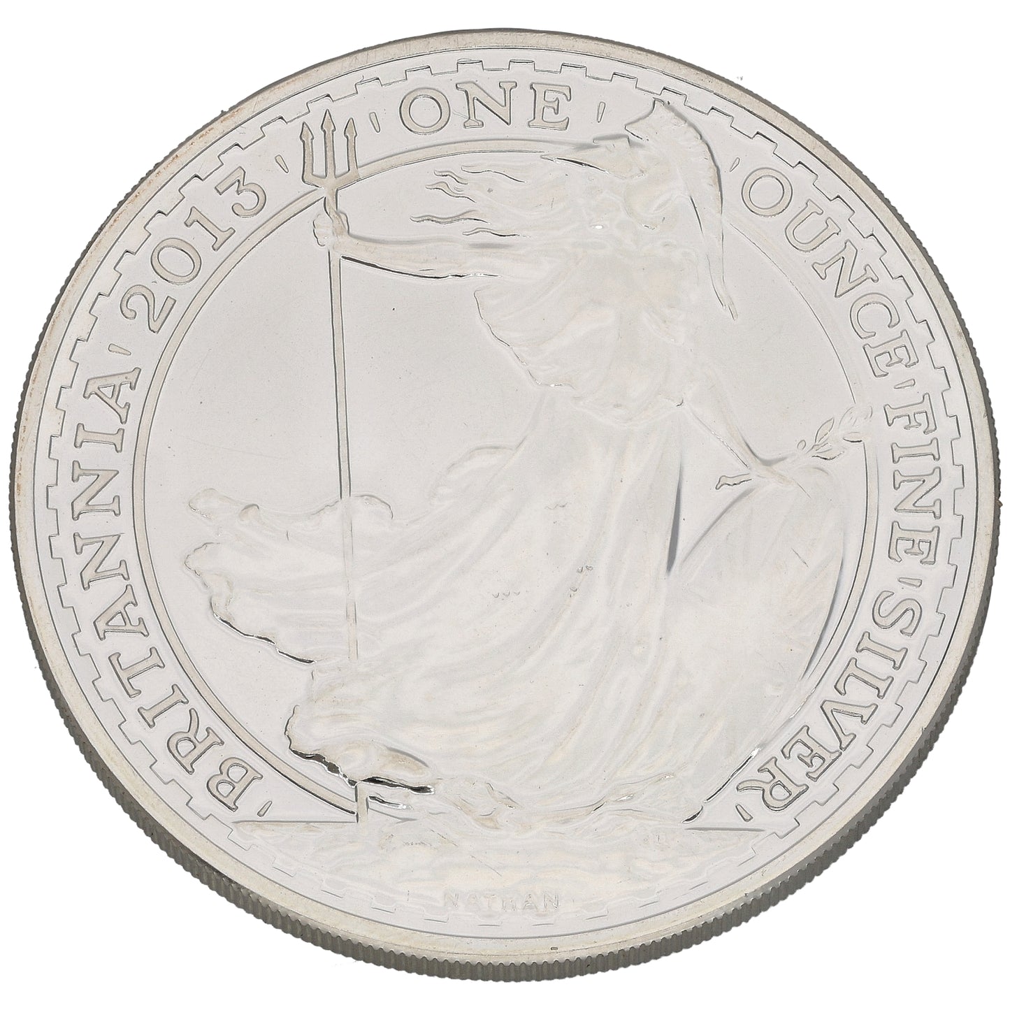 Fine Silver Queen Elizabeth II 1 OZ Britannia Coin 2013