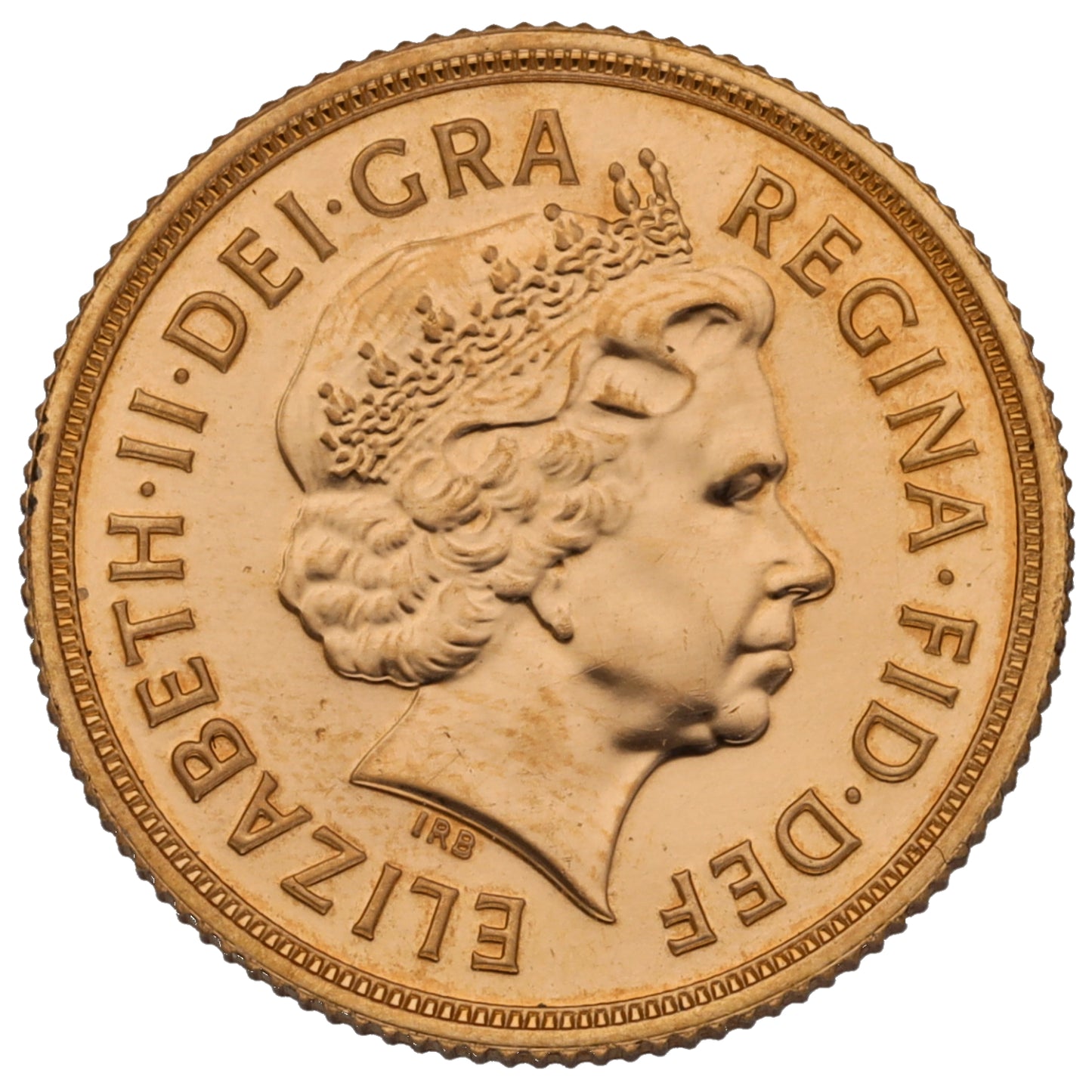 22ct Gold Queen Elizabeth II Full Sovereign Coin 2015