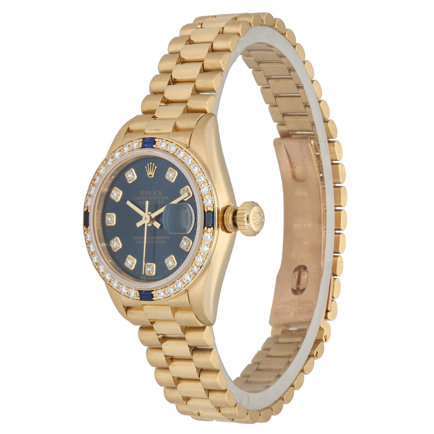 Rolex Lady Datejust 69088 26mm Gold Watch