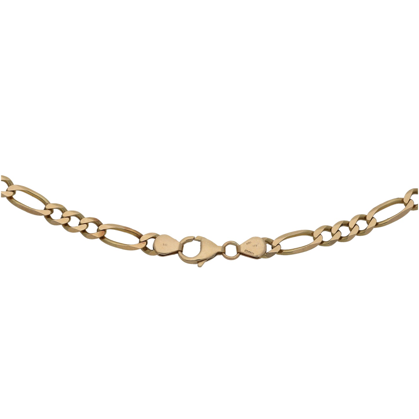9ct Gold Figaro Chain 22"