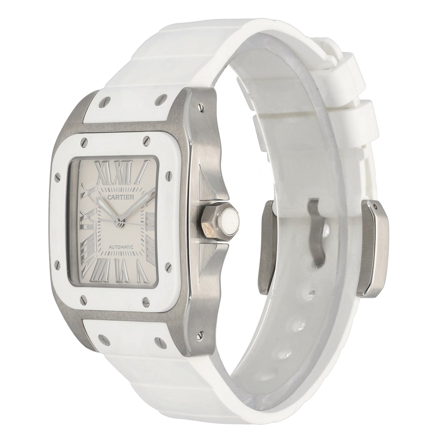 Cartier Santos 100 W20122U2 33mm Stainless Steel Watch