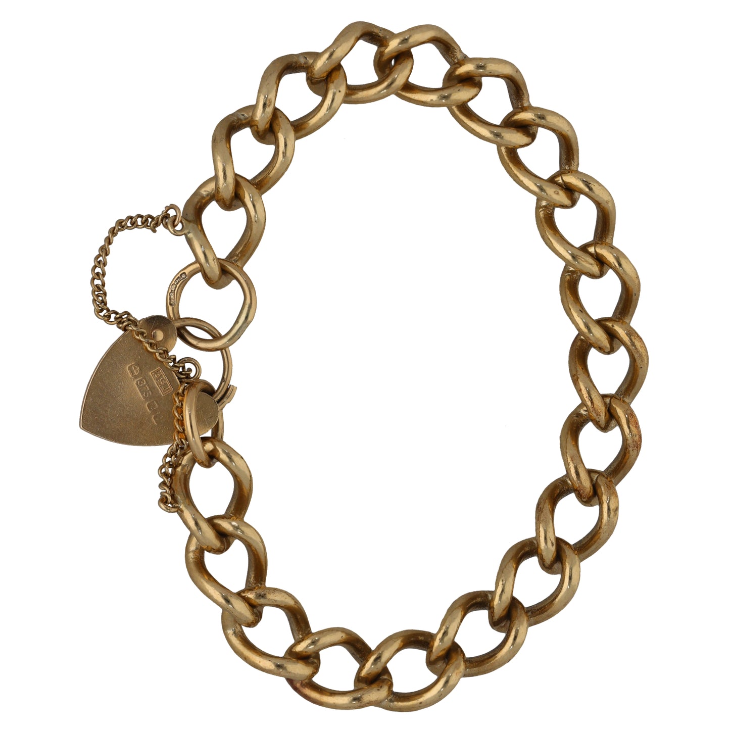 9ct Gold Gate Bracelet