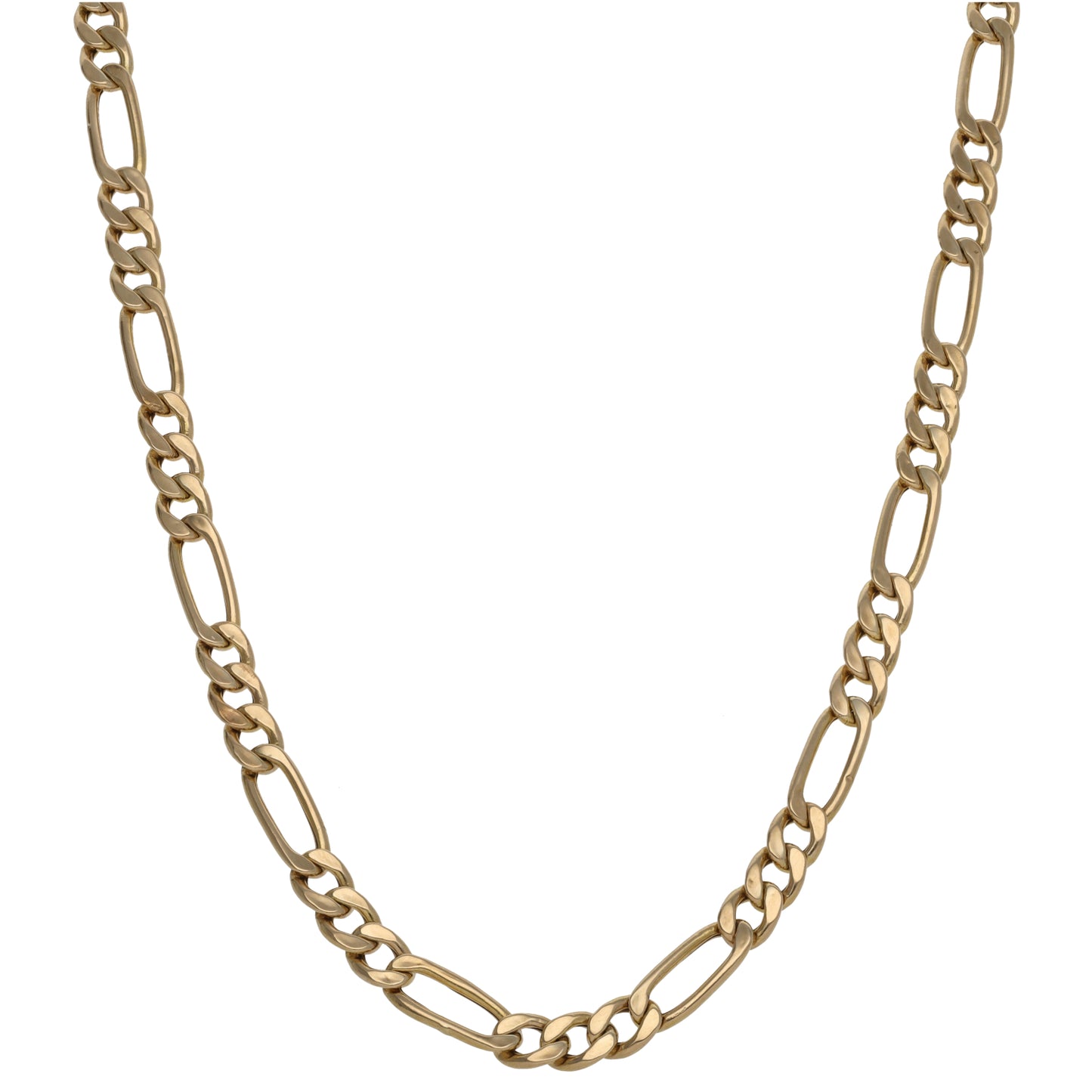9ct Gold Figaro Chain 24"