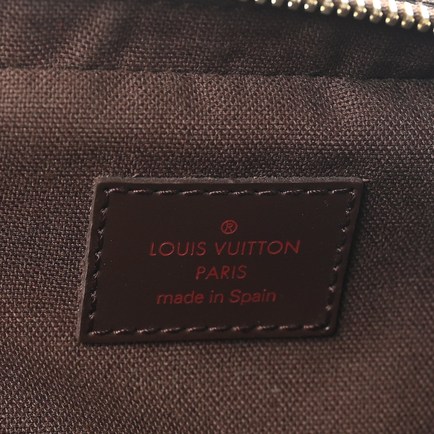 Louis Vuitton Geronimos Damier Ebene Coated Canvas Bag - Brown