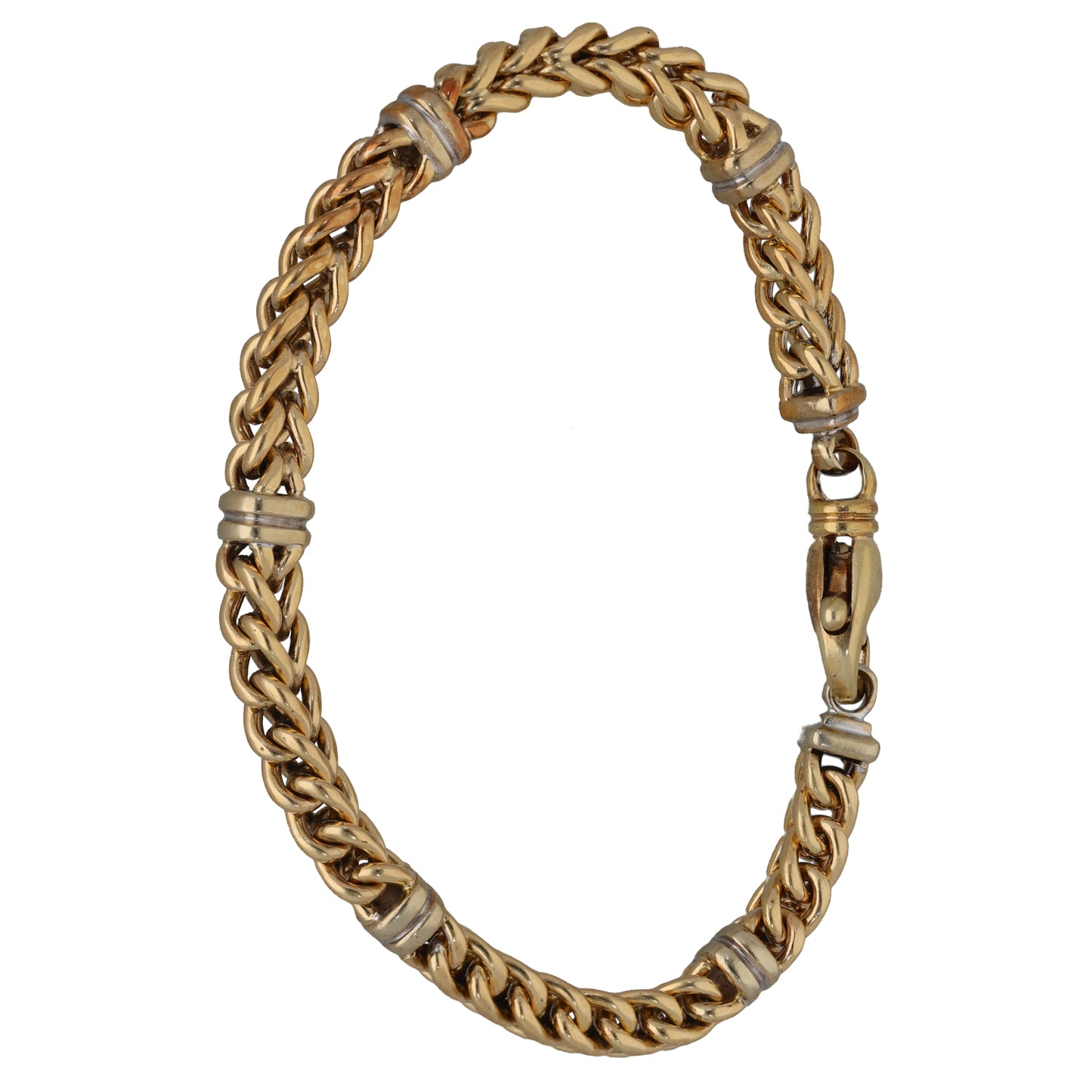 9ct Bicolour Gold Alternative Bracelet