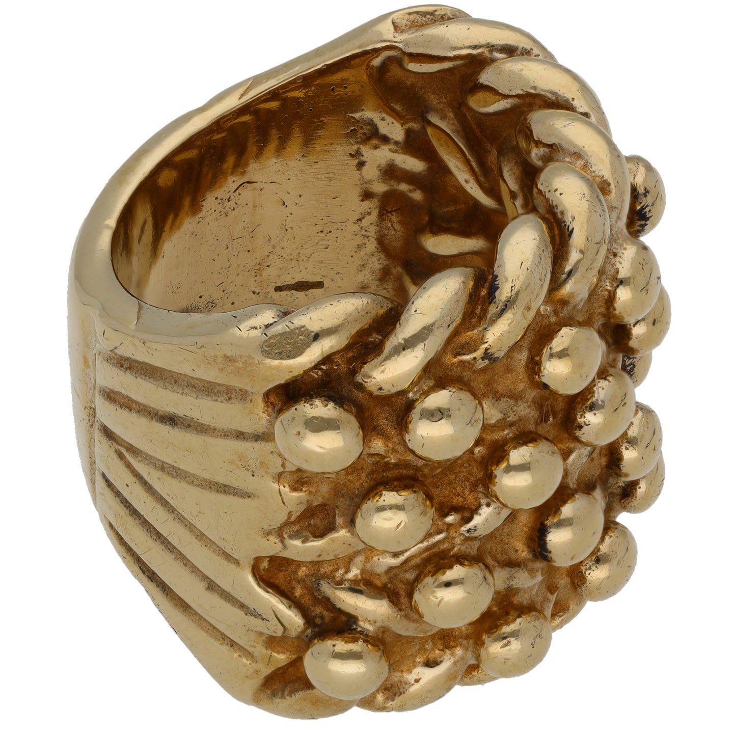 9ct Gold Keeper Ring Size Y