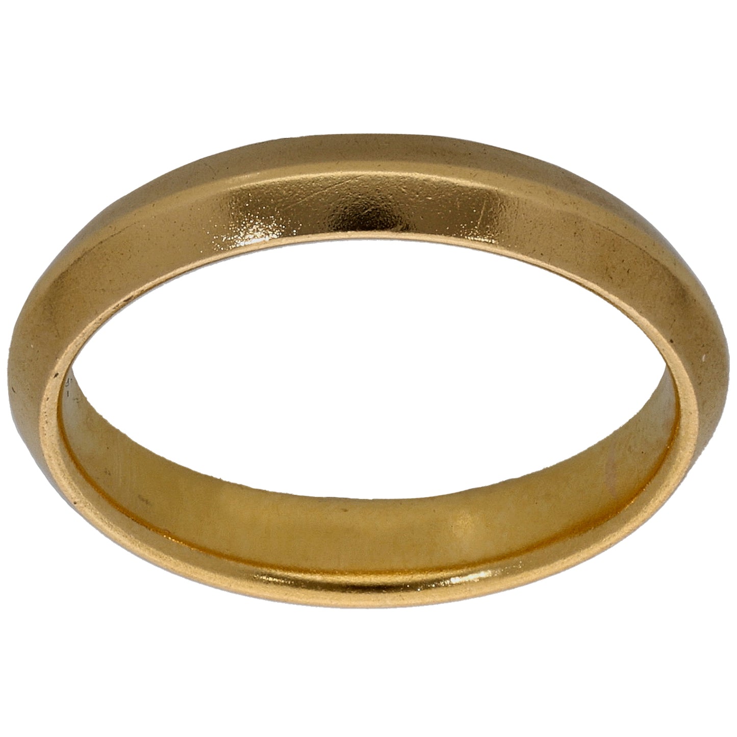22ct Gold Plain Wedding Ring Size L