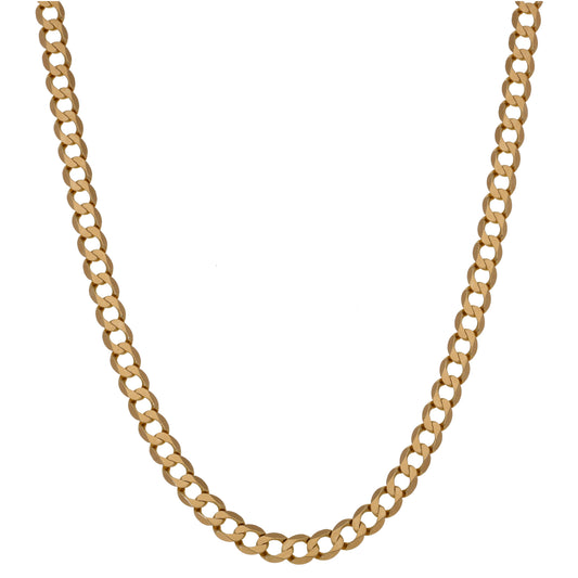 9ct Gold Curb Chain 20"