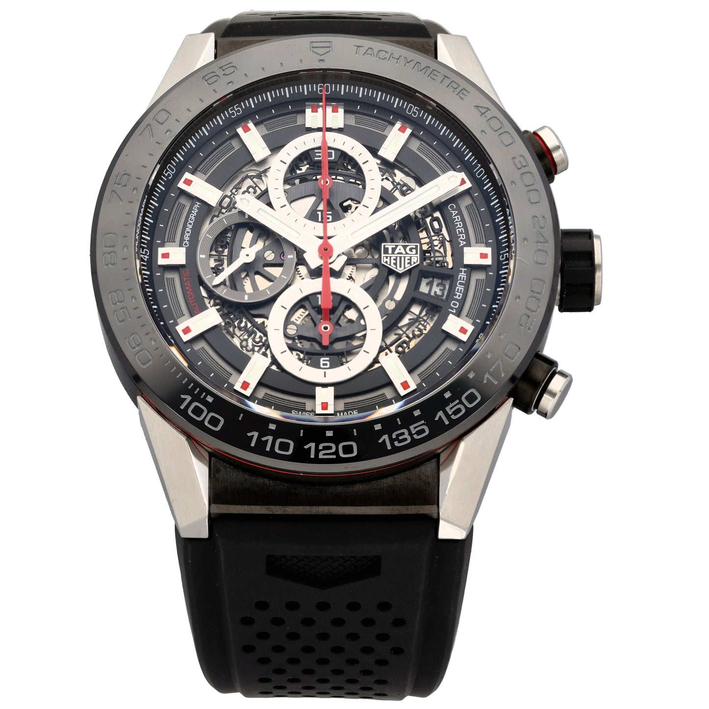 Tag Heuer Carrera CAR2A1Z-0 45mm PVD Stainless Steel Watch