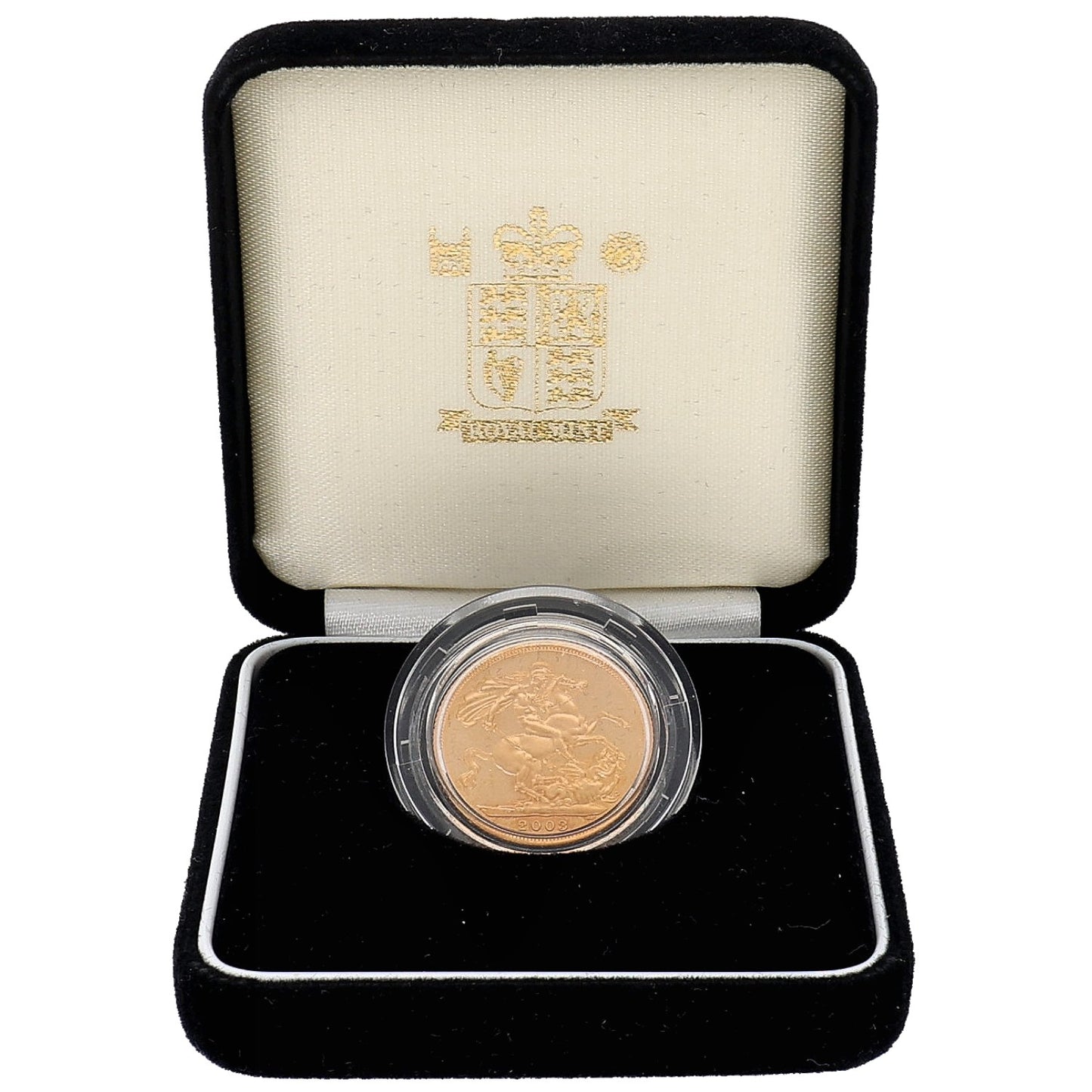 22ct Gold Queen Elizabeth II Full Sovereign Coin 2003
