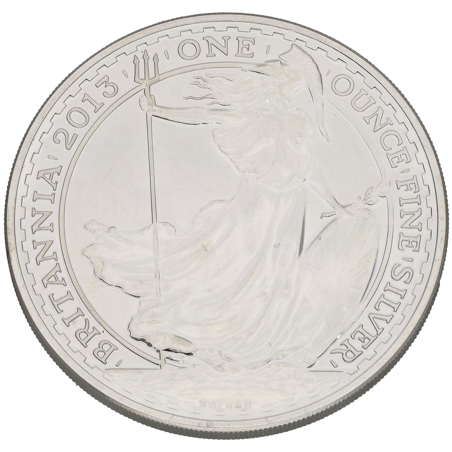 Fine Silver Queen Elizabeth II 1 OZ Britannia Coin 2013