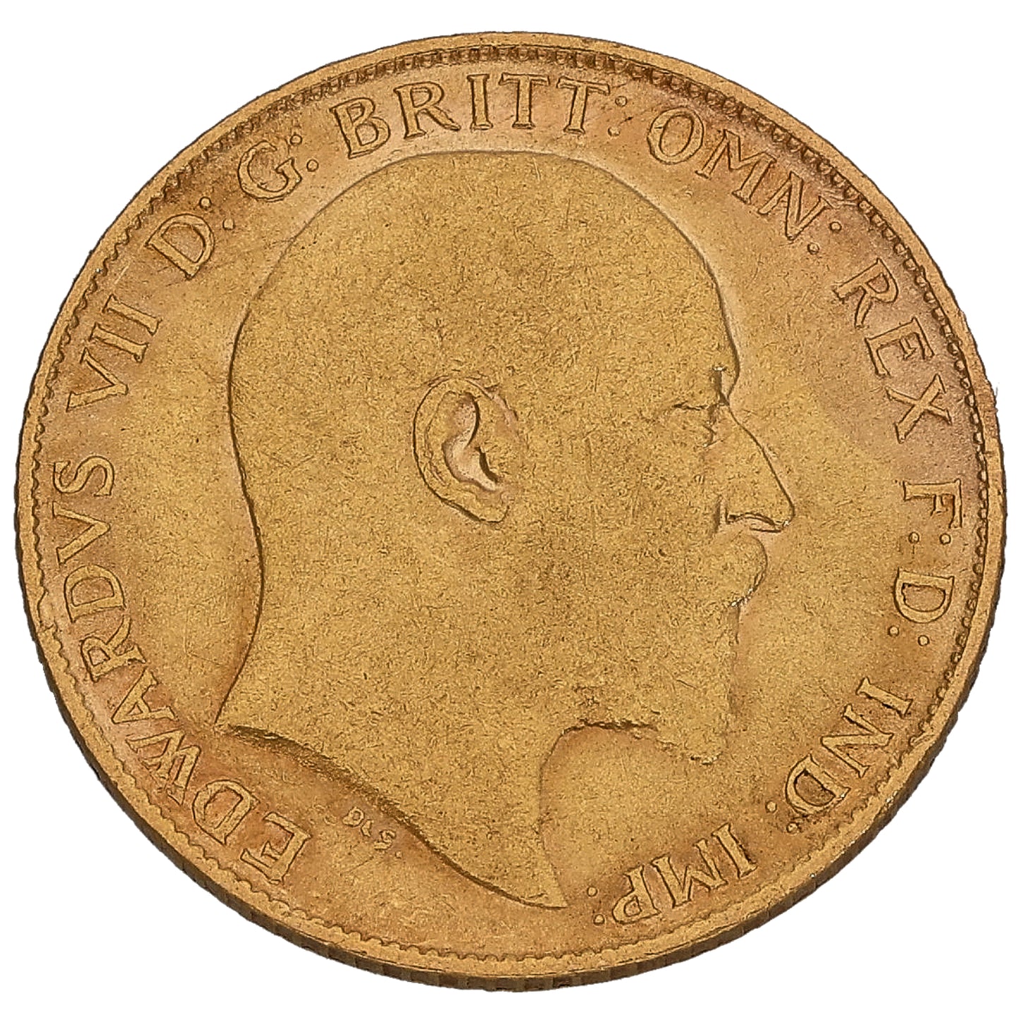 22ct Gold King Edward VII Half Sovereign Coin 1902