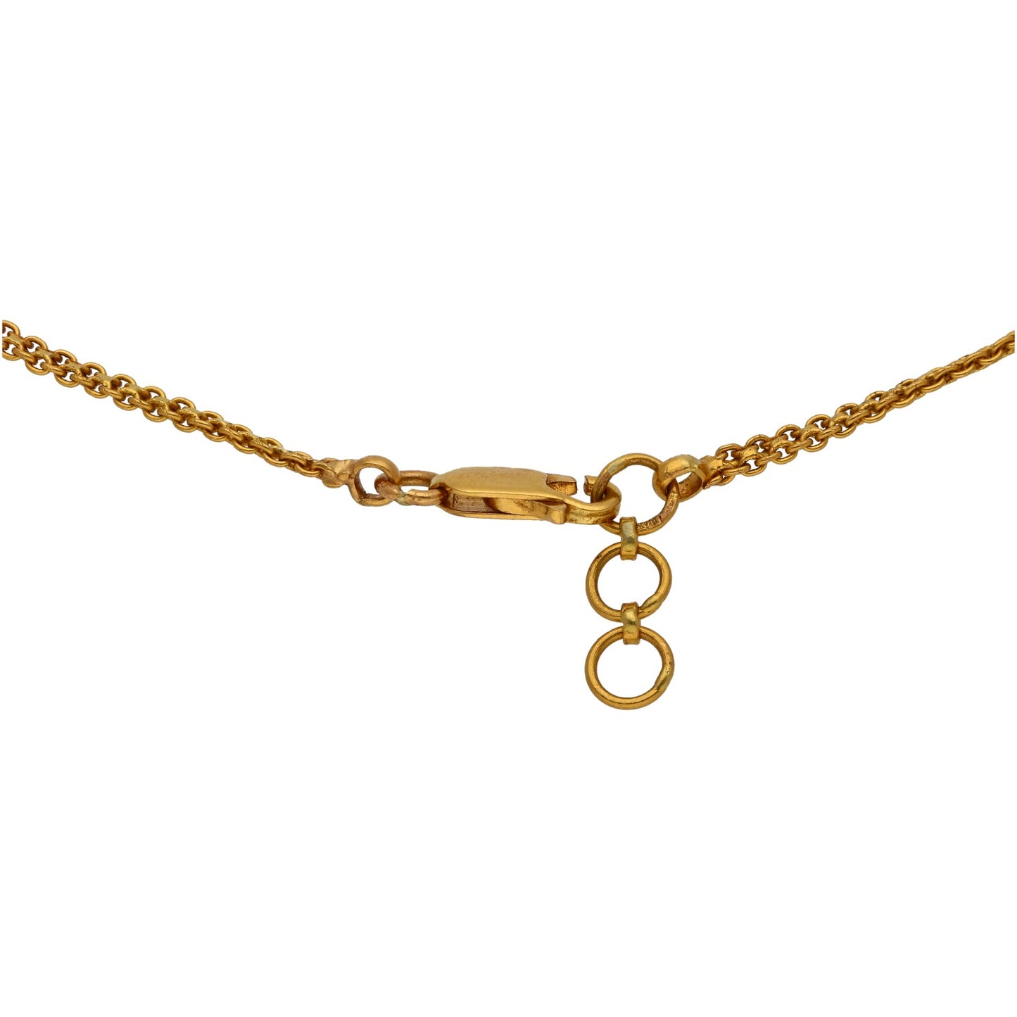 22ct Gold Bead Necklace 30"