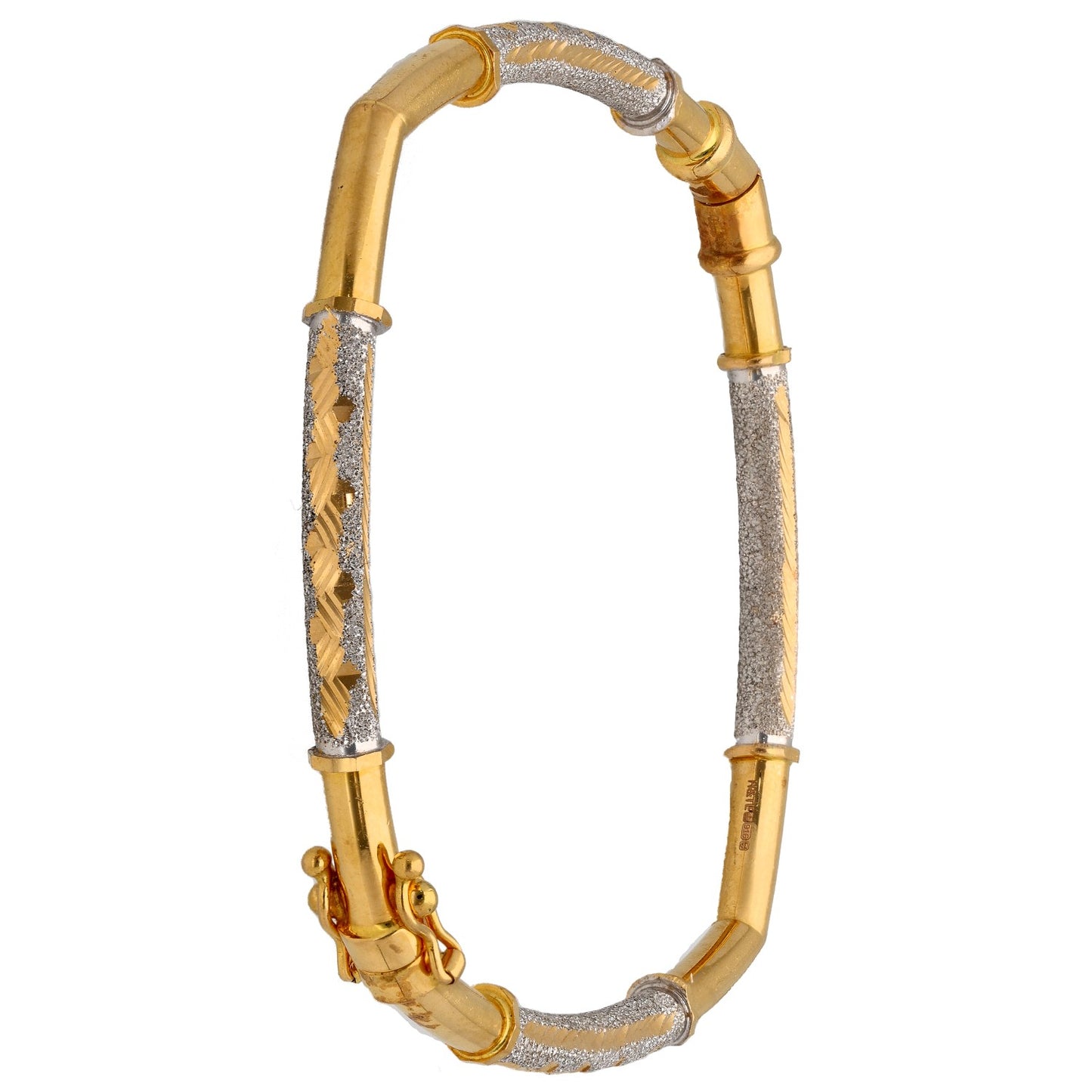 22ct Gold Hinged/Clasp Bangle