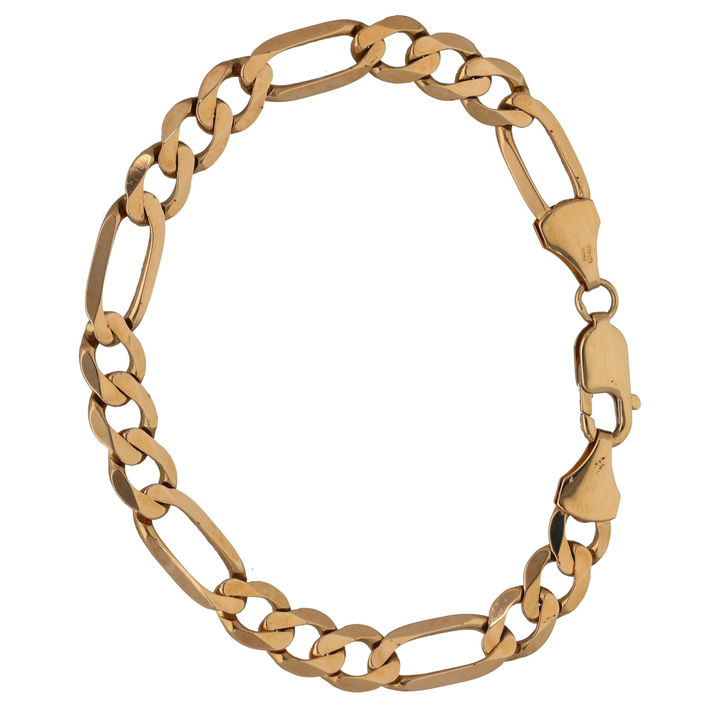 9ct Gold Figaro Bracelet