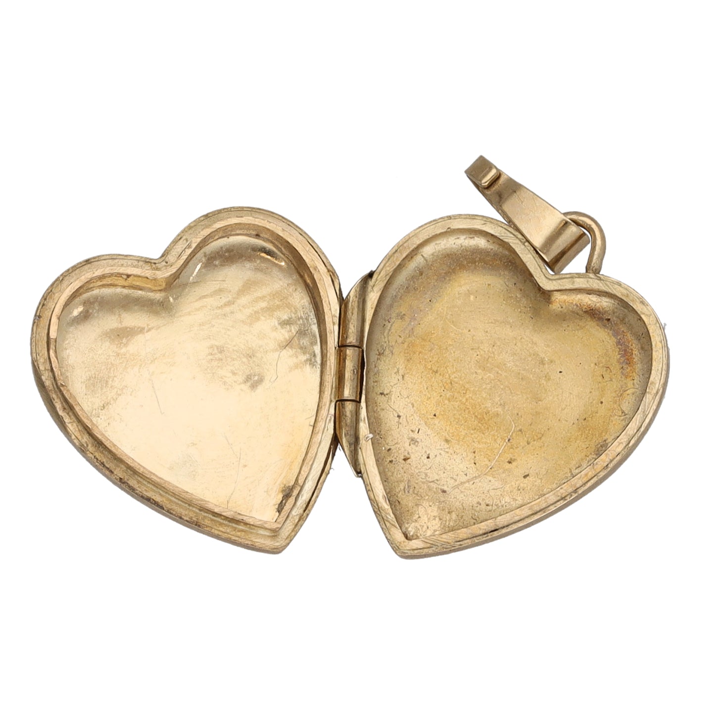 9ct Gold Heart Locket Pendant