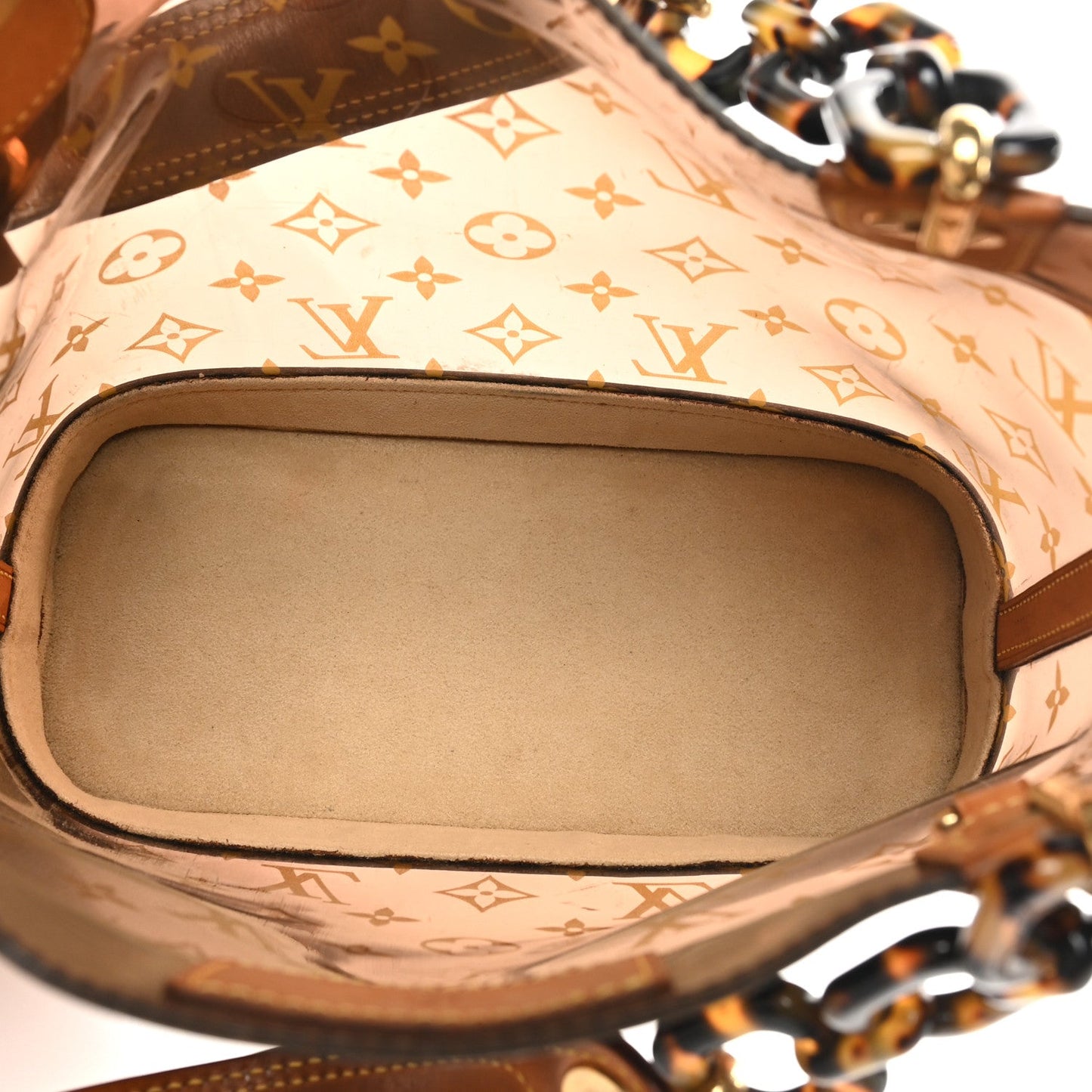 Louis Vuitton Cabas Ambre PM Monogram Vinyl Bag - Brown