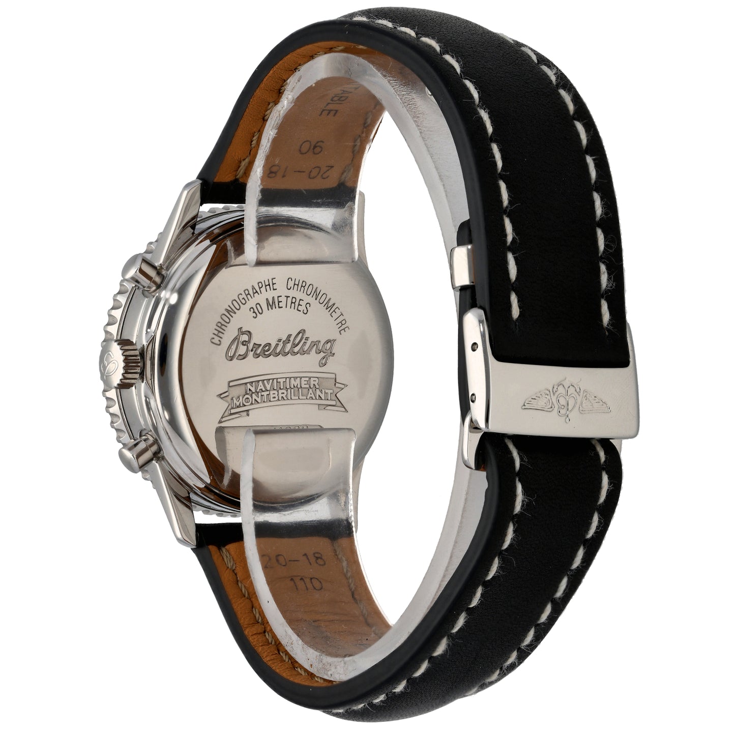 Breitling Montbrillant A41330 38mm Stainless Steel Watch