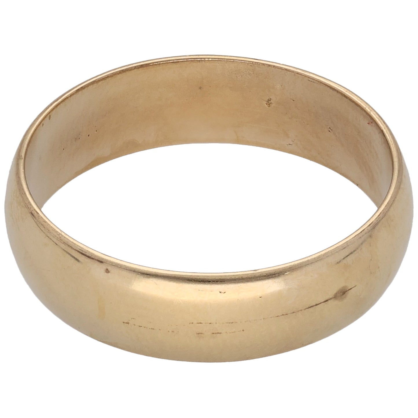 9ct Gold Plain Wedding Ring Size W