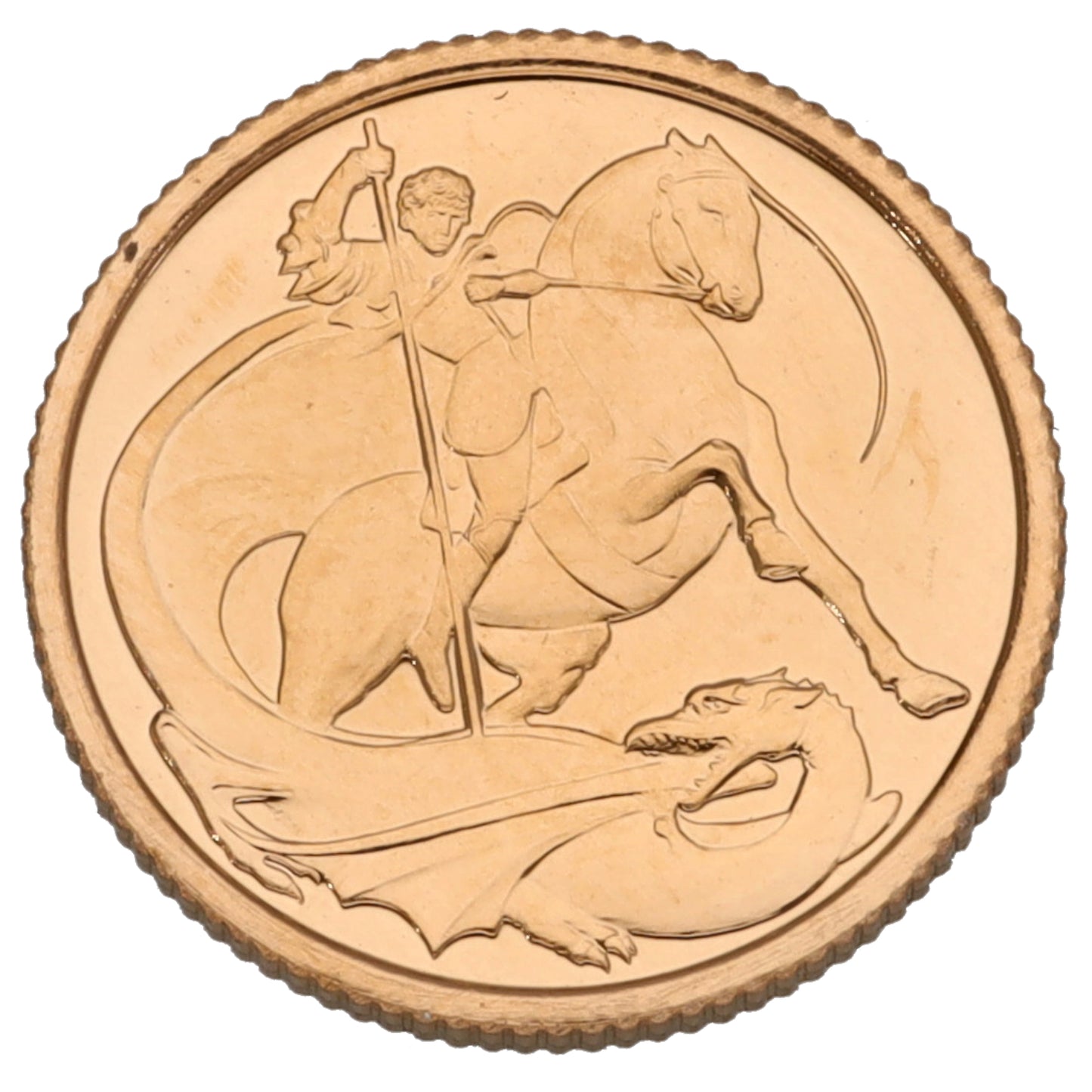 22ct Gold King Charles III Quarter Sovereign Coin 2024