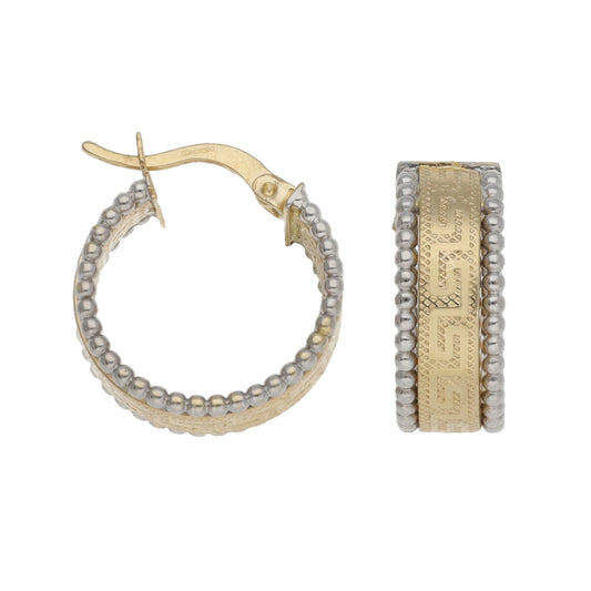 14ct Gold Hoop Earrings