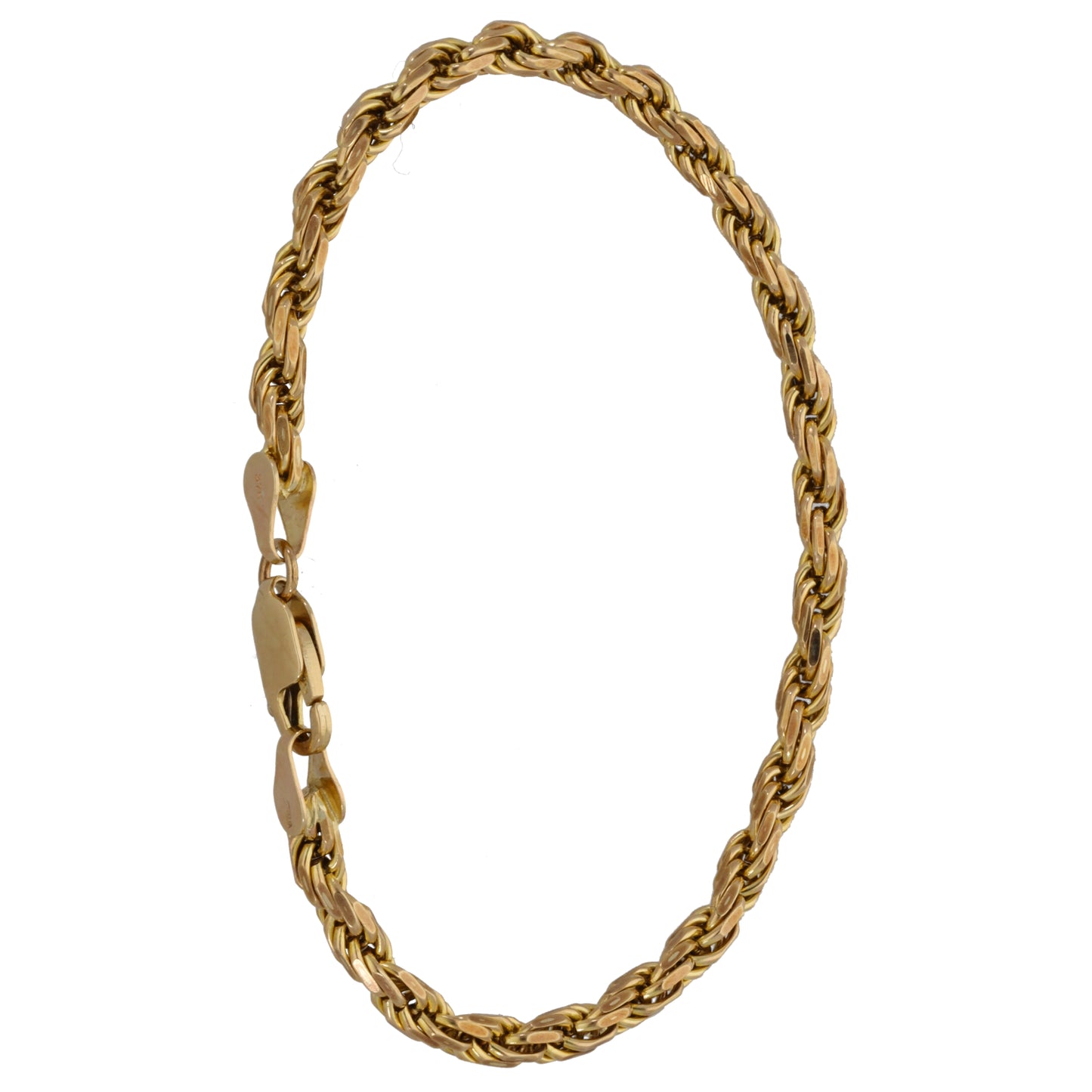 9ct Gold Rope Bracelet