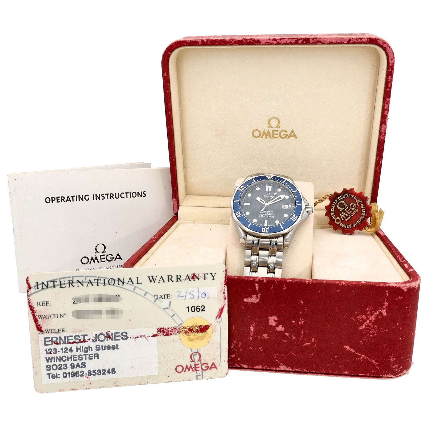 Omega Seamaster 2531.80.00 41mm Stainless Steel Watch