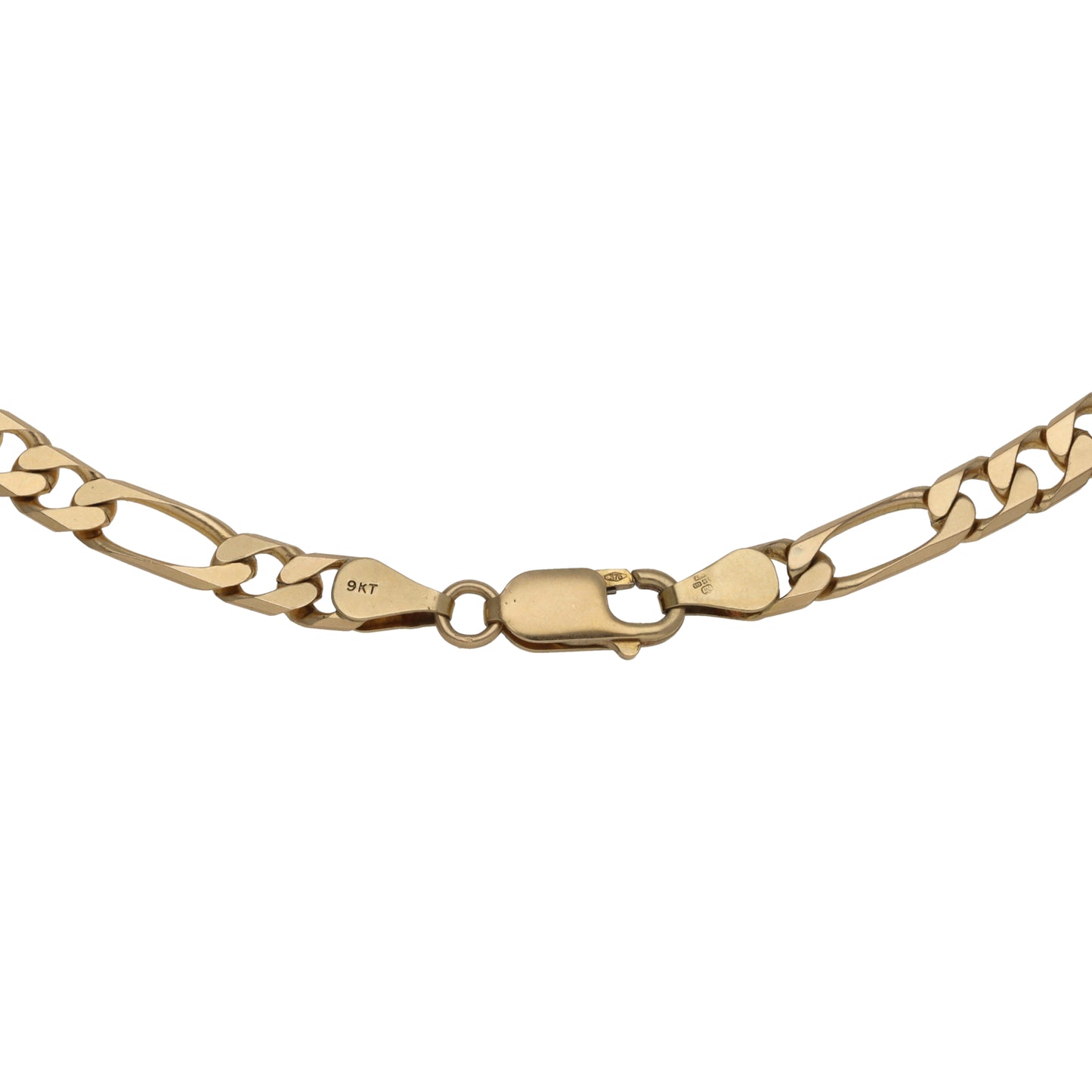 9ct Gold Figaro Chain 22"