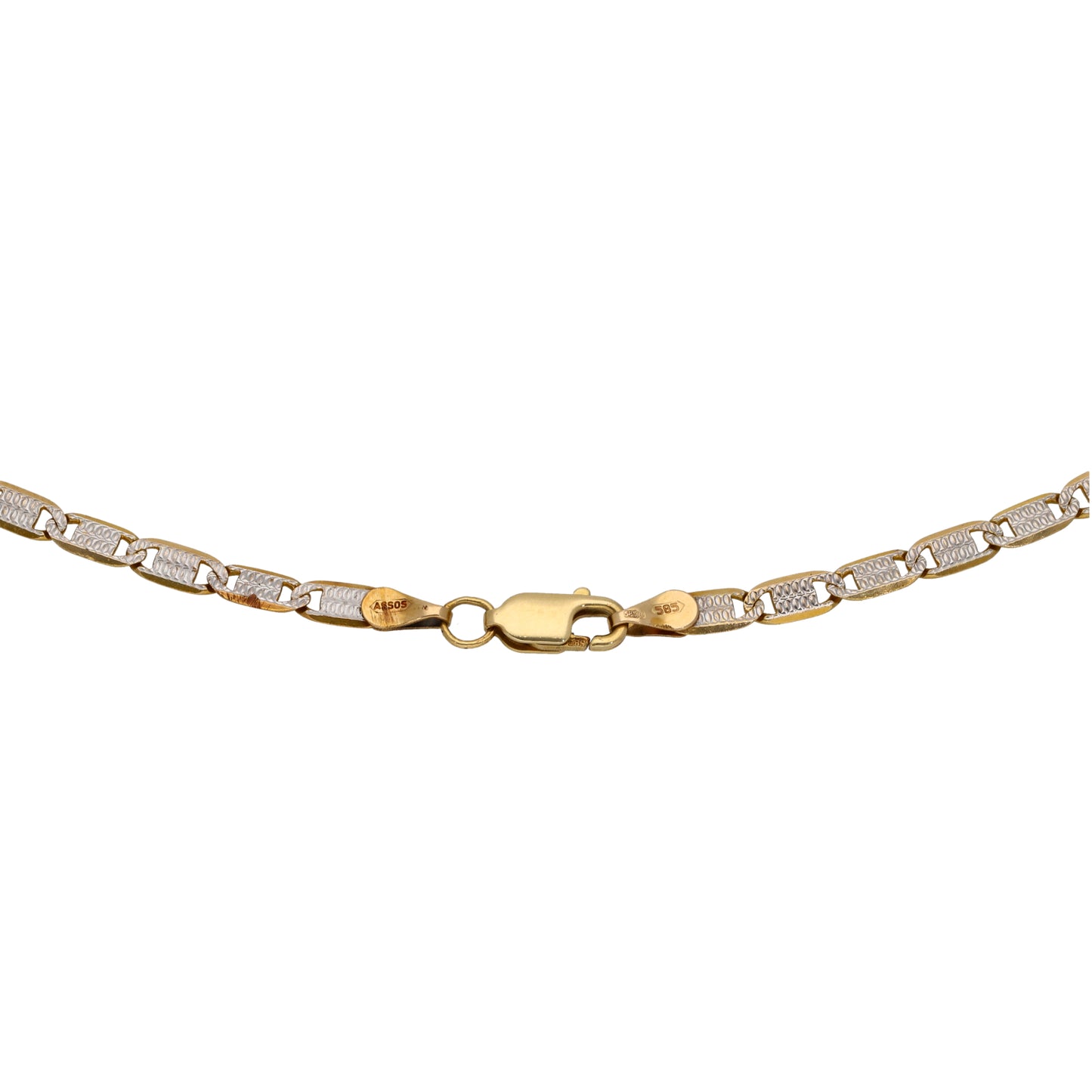 14ct Bicolour Gold Other Chain 18"